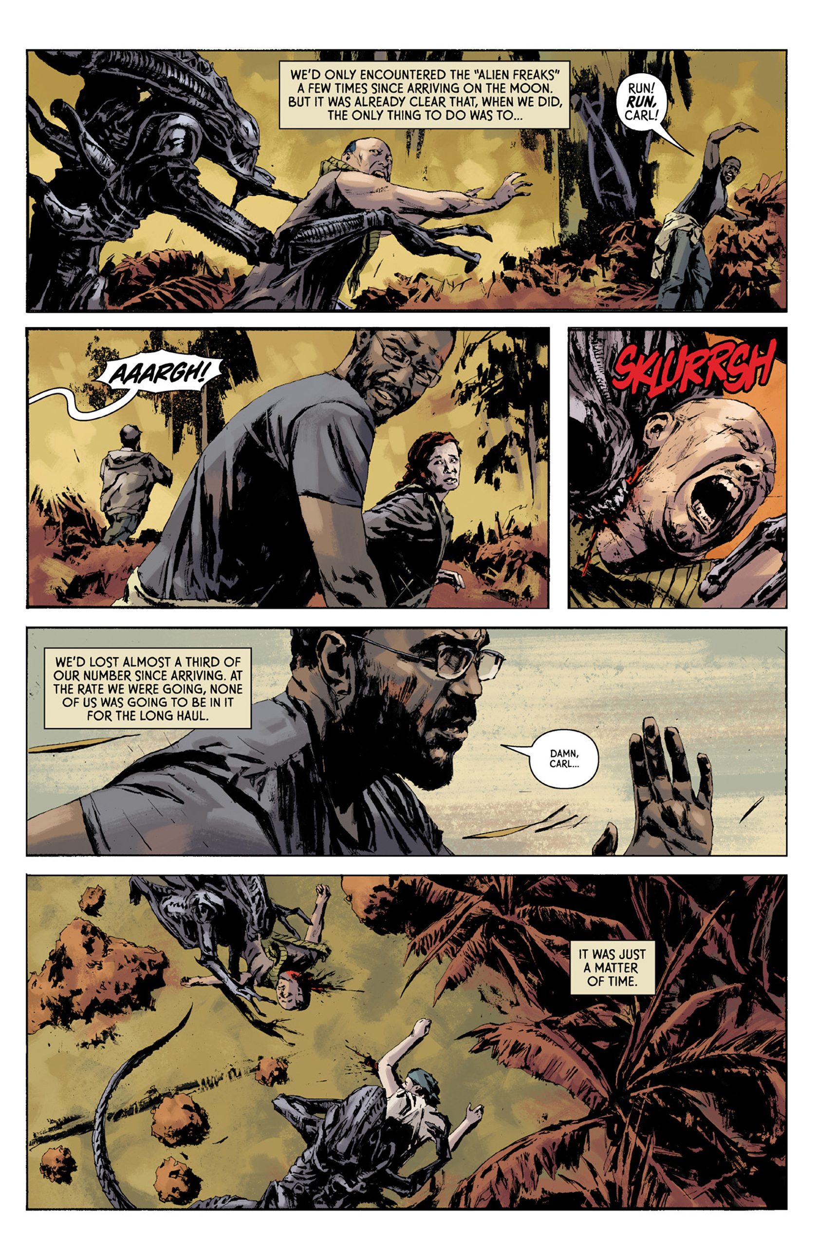 Read online Aliens: Fire and Stone comic -  Issue #2 - 10