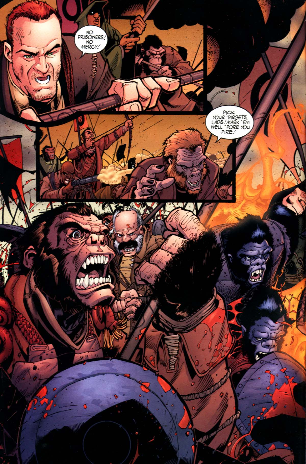 Read online Planet of the Apes: The Human War comic -  Issue #1 - 4