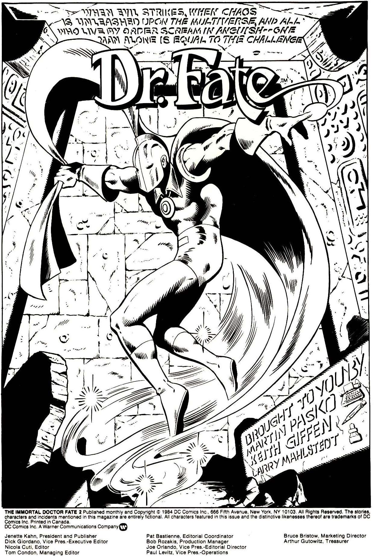 Read online The Immortal Doctor Fate comic -  Issue #2 - 2