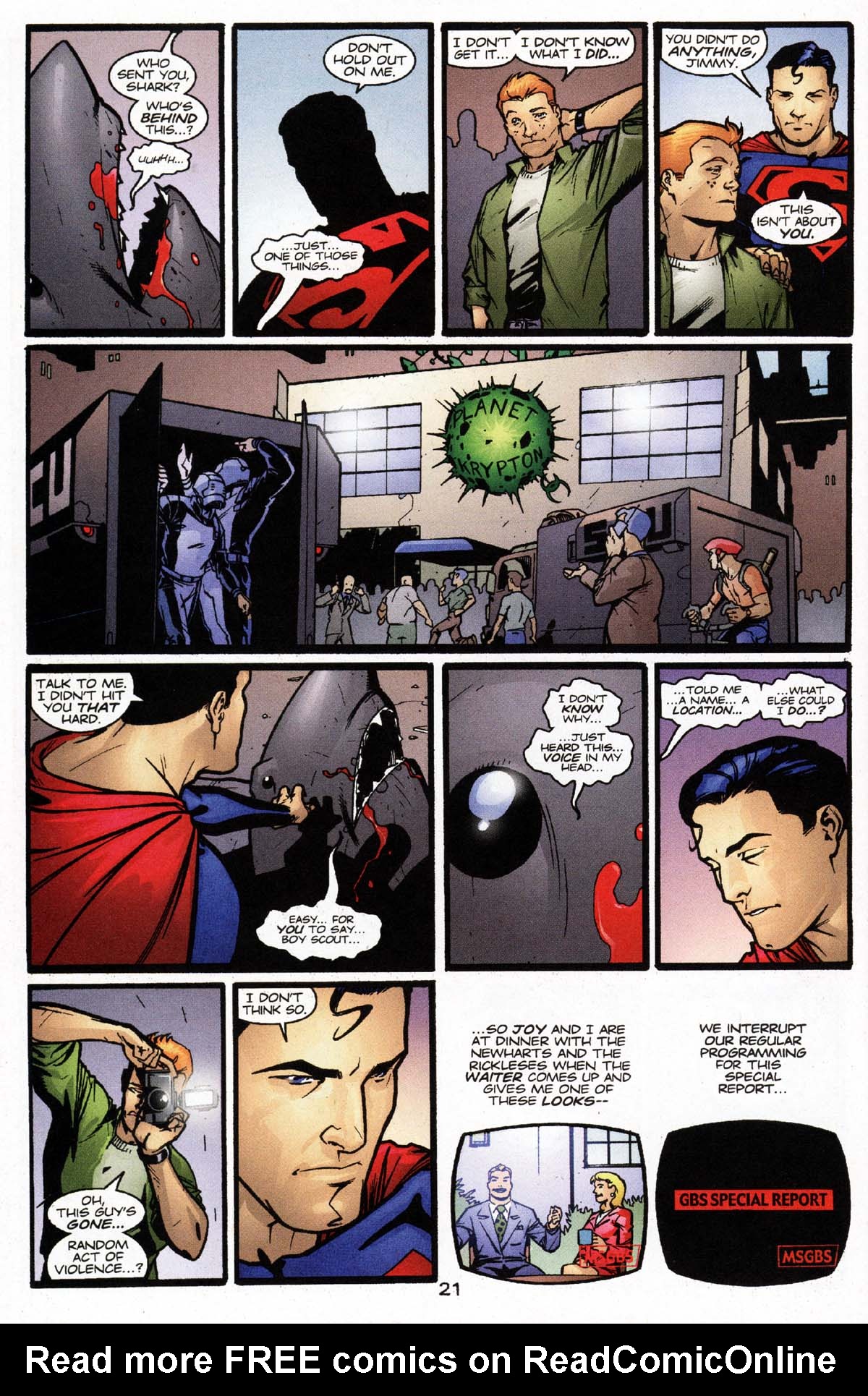 Read online Adventures of Superman (1987) comic -  Issue #608 - 22