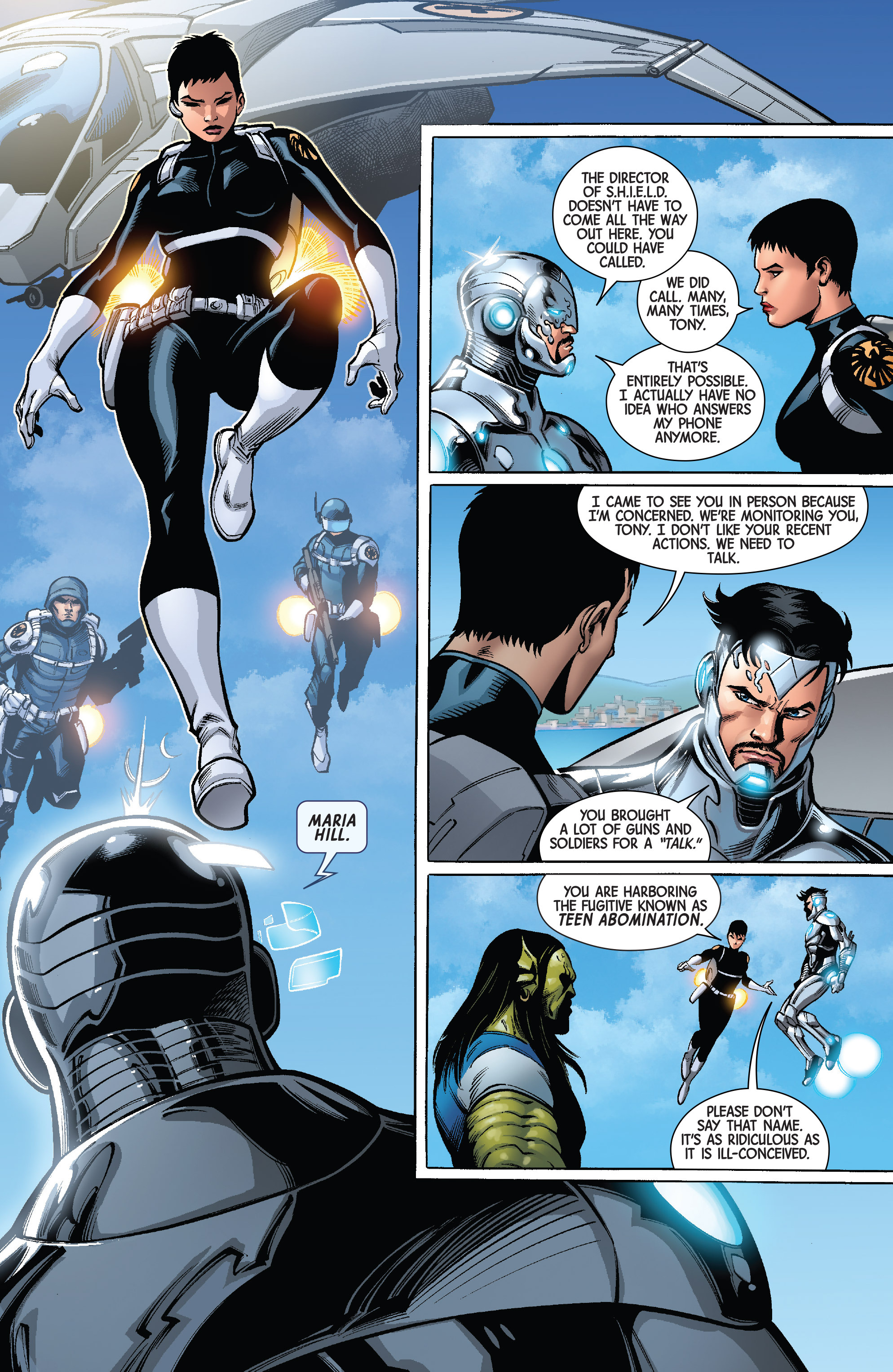 Read online Superior Iron Man comic -  Issue #4 - 10