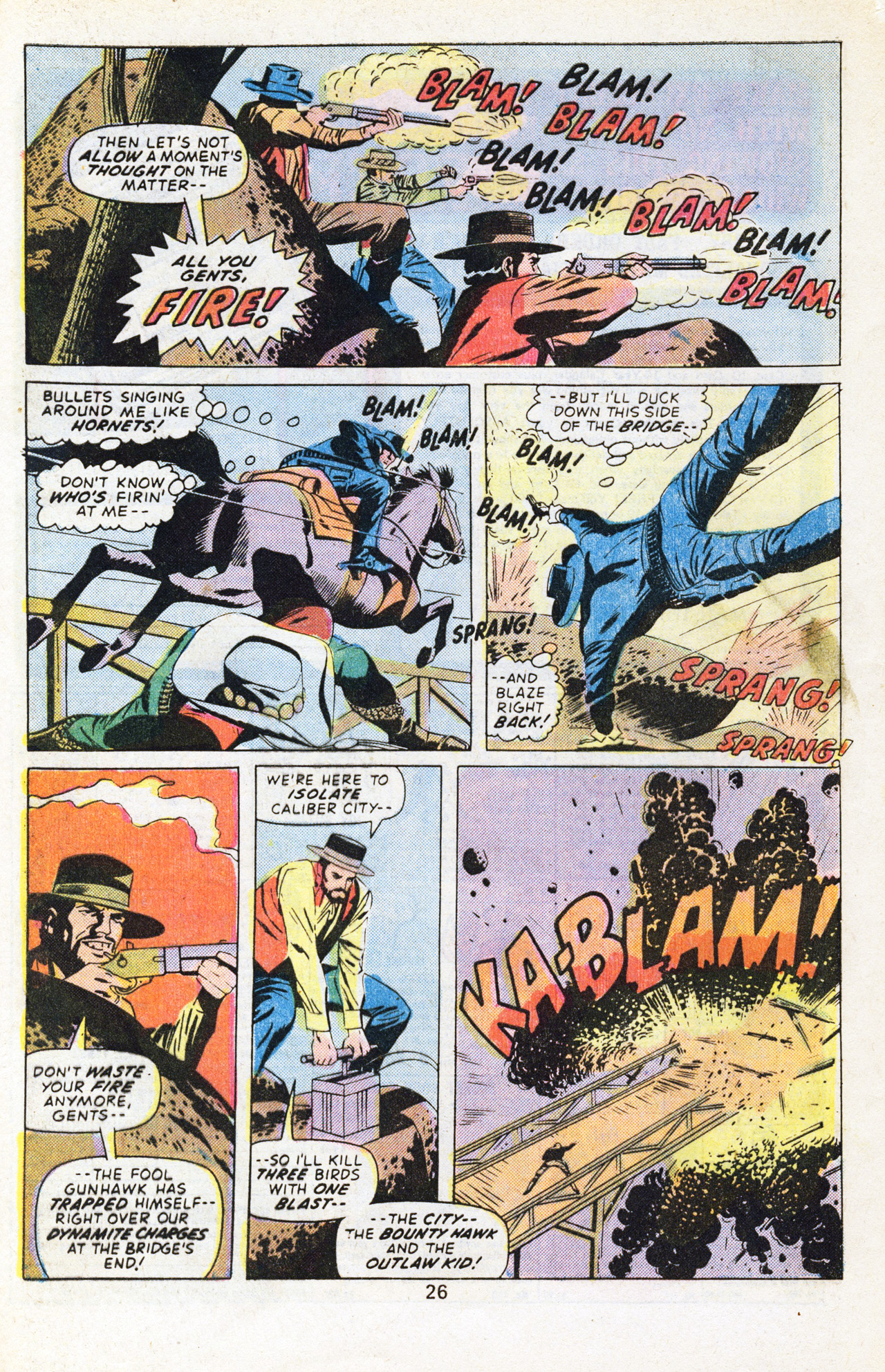Read online The Outlaw Kid (1970) comic -  Issue #29 - 28