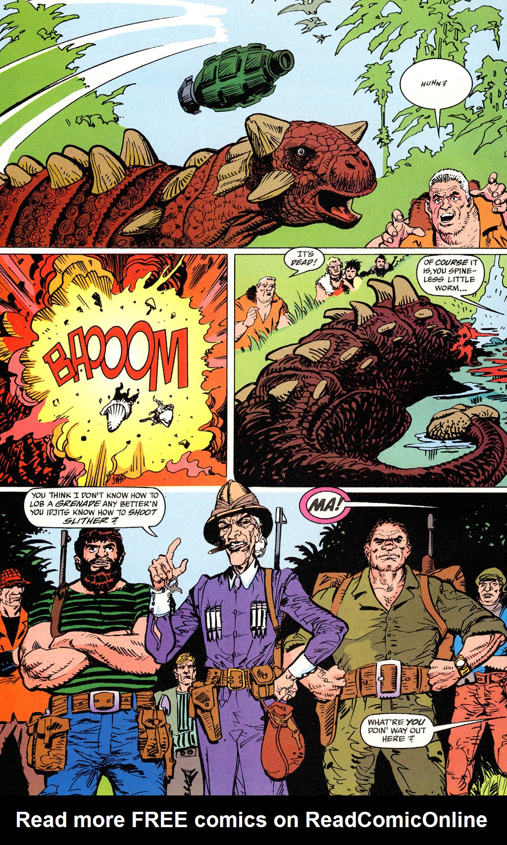 Read online Cadillacs and Dinosaurs comic -  Issue #7 - 20