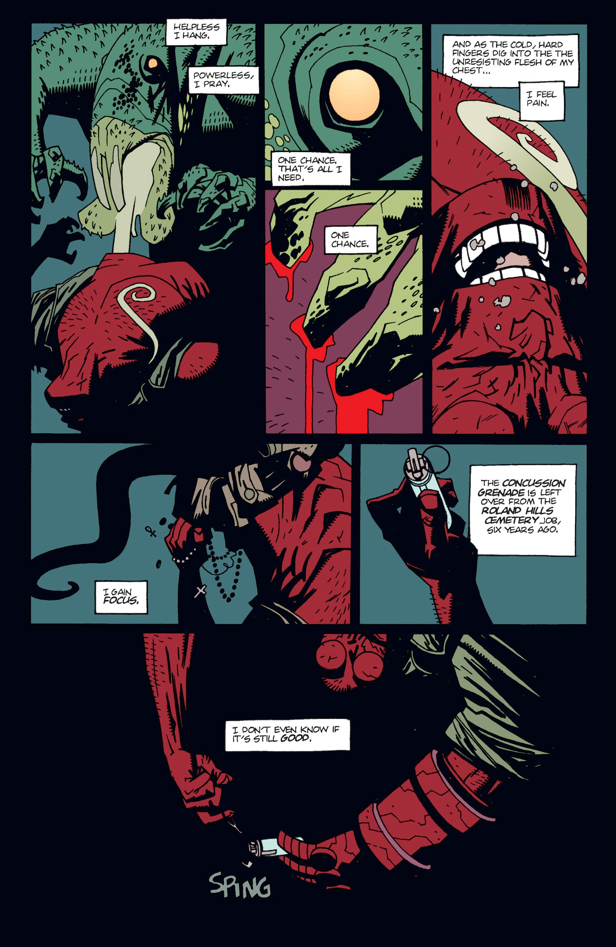 Read online Hellboy comic -  Issue #1 - 92