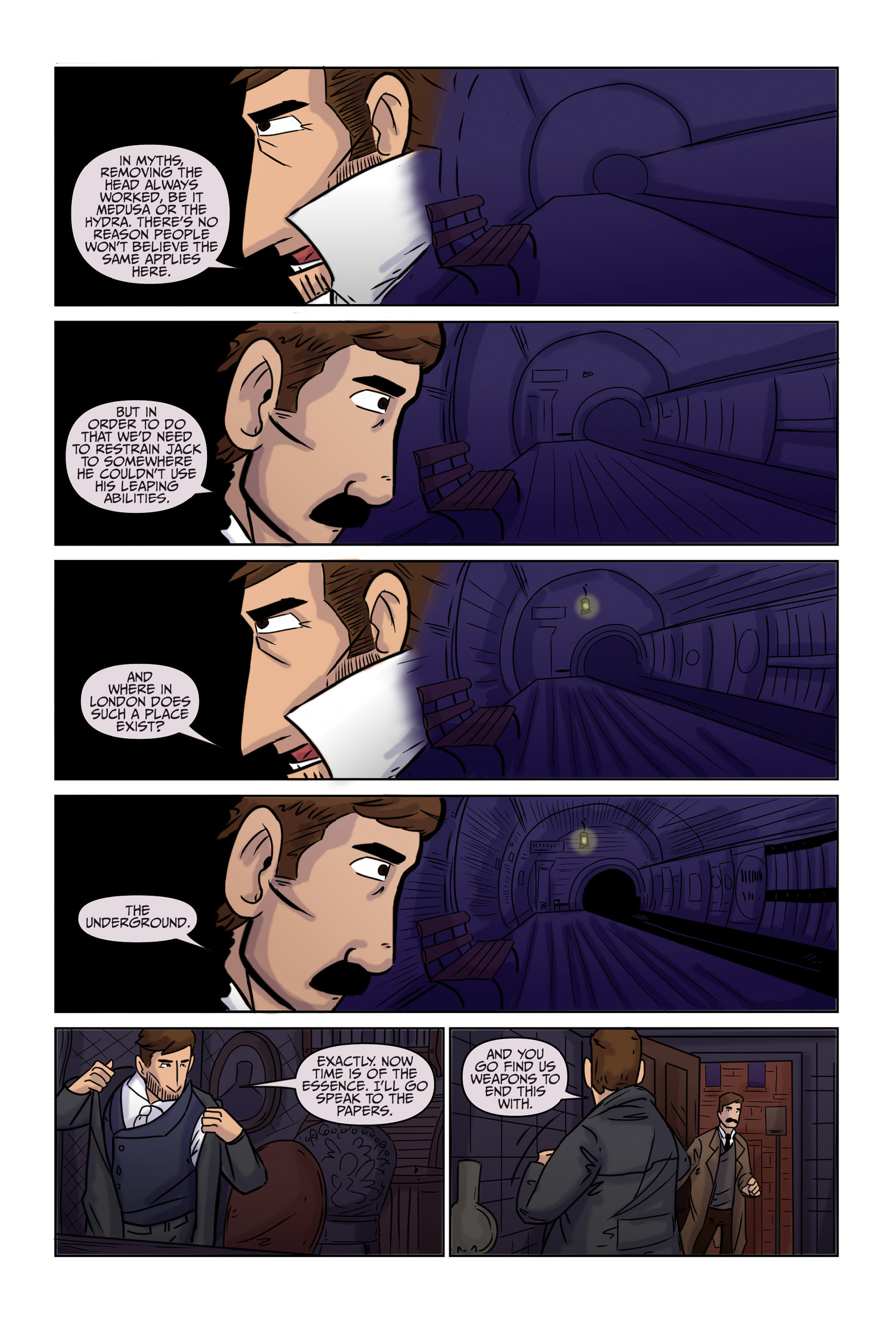 Read online Spring-Heeled Jack comic -  Issue #4 - 5