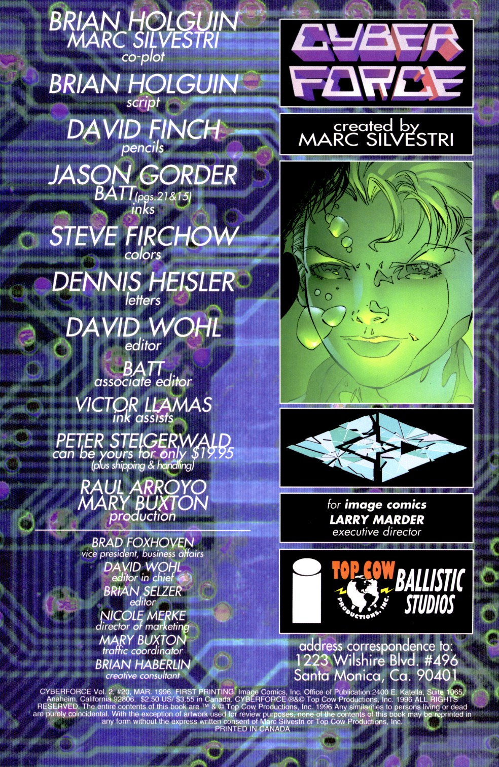 Cyberforce (1993) Issue #20 #20 - English 2