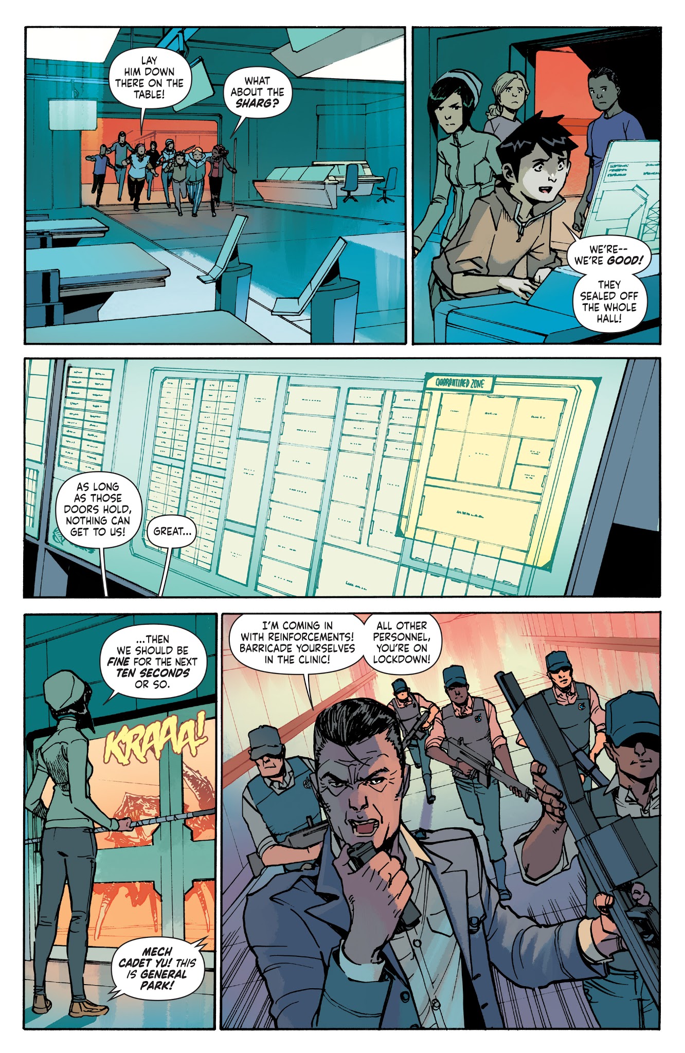 Read online Mech Cadet Yu comic -  Issue #6 - 13