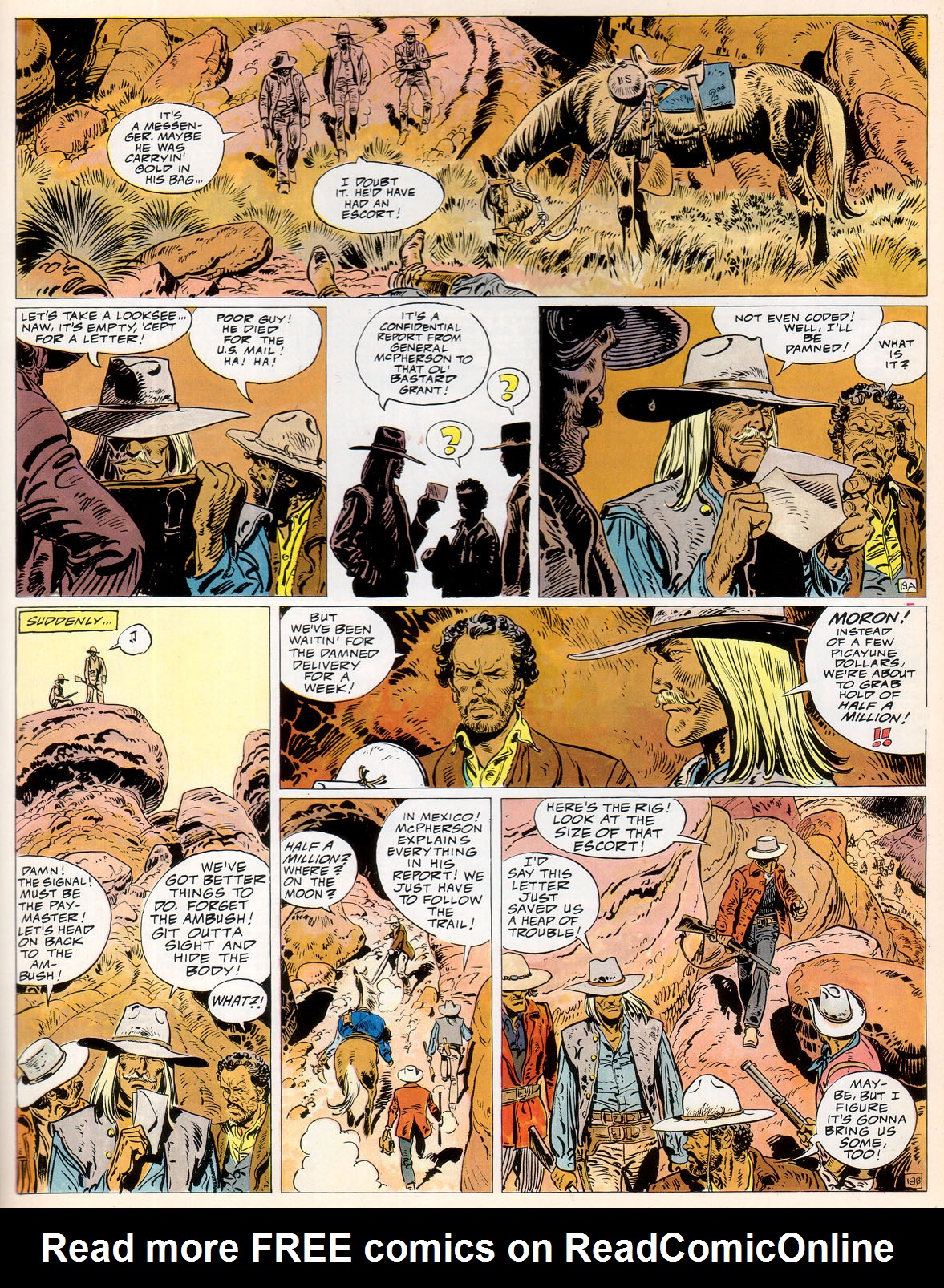 Read online Epic Graphic Novel: Blueberry comic -  Issue #1 - 25