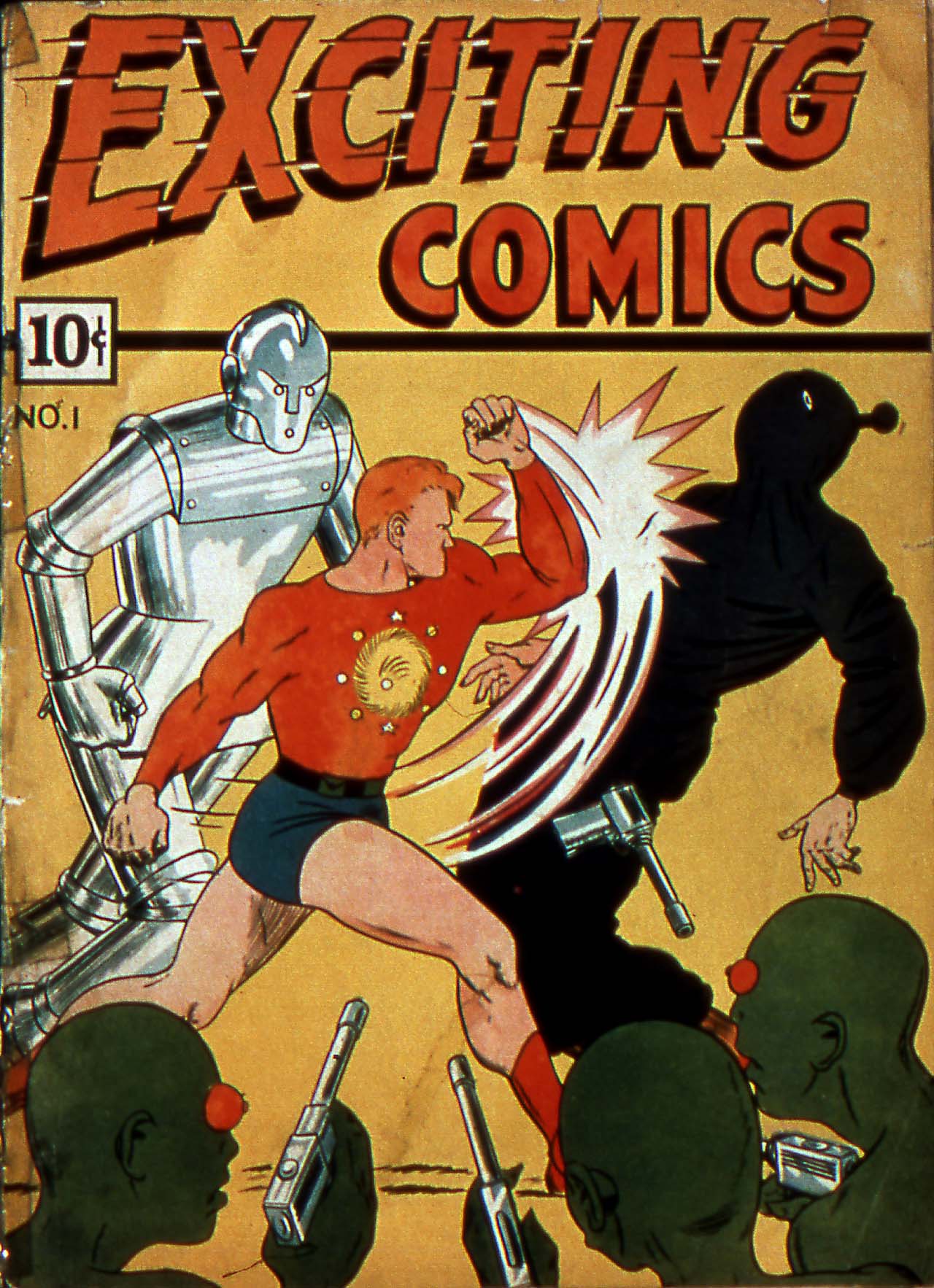 Read online Exciting Comics comic -  Issue #1 - 1