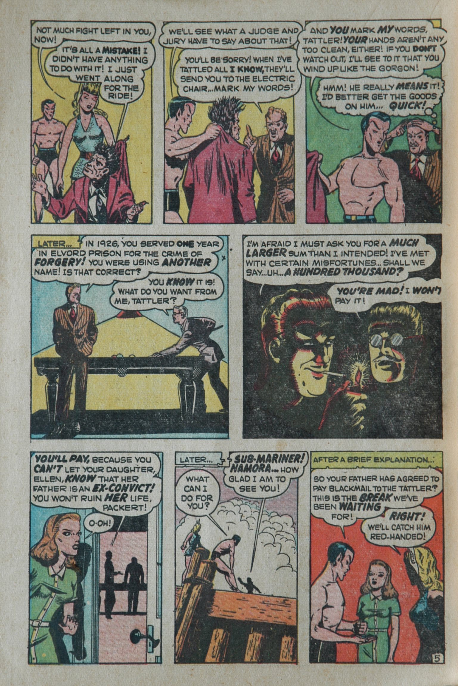 Read online Blonde Phantom Comics comic -  Issue #18 - 24