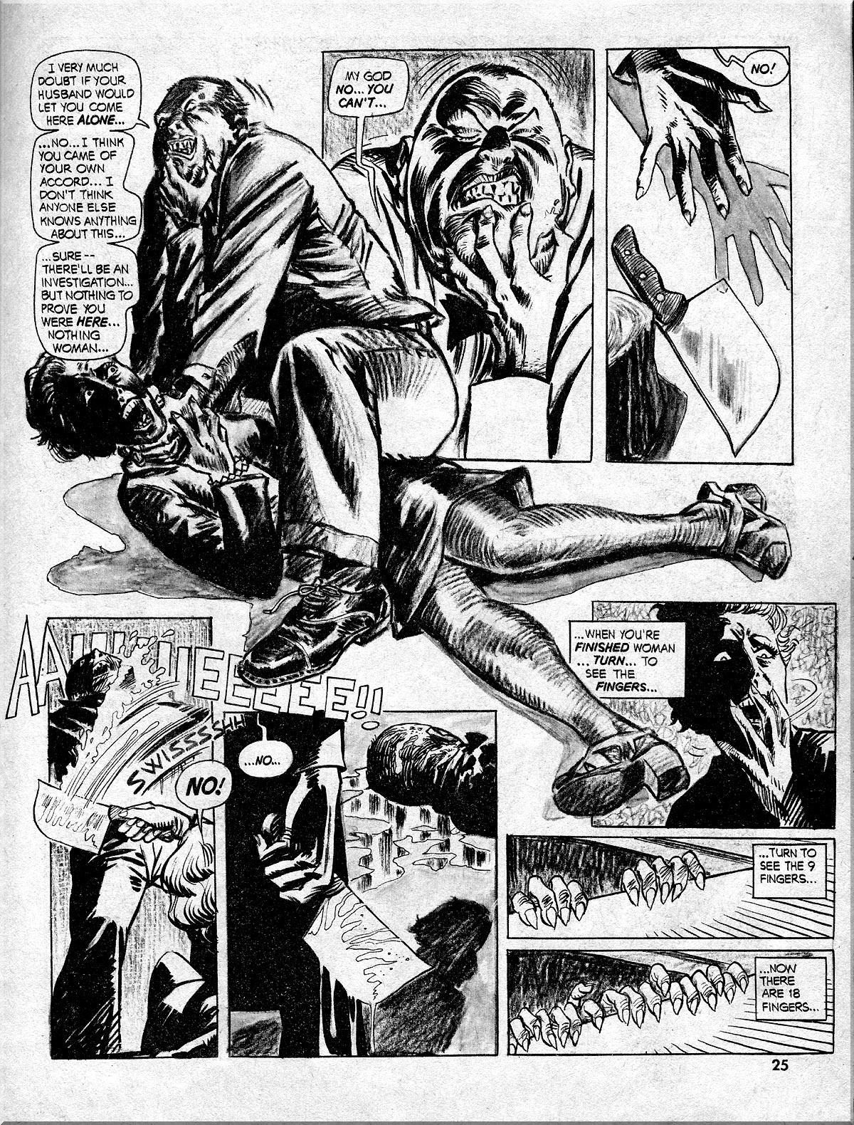 Read online Nightmare (1970) comic -  Issue #10 - 25