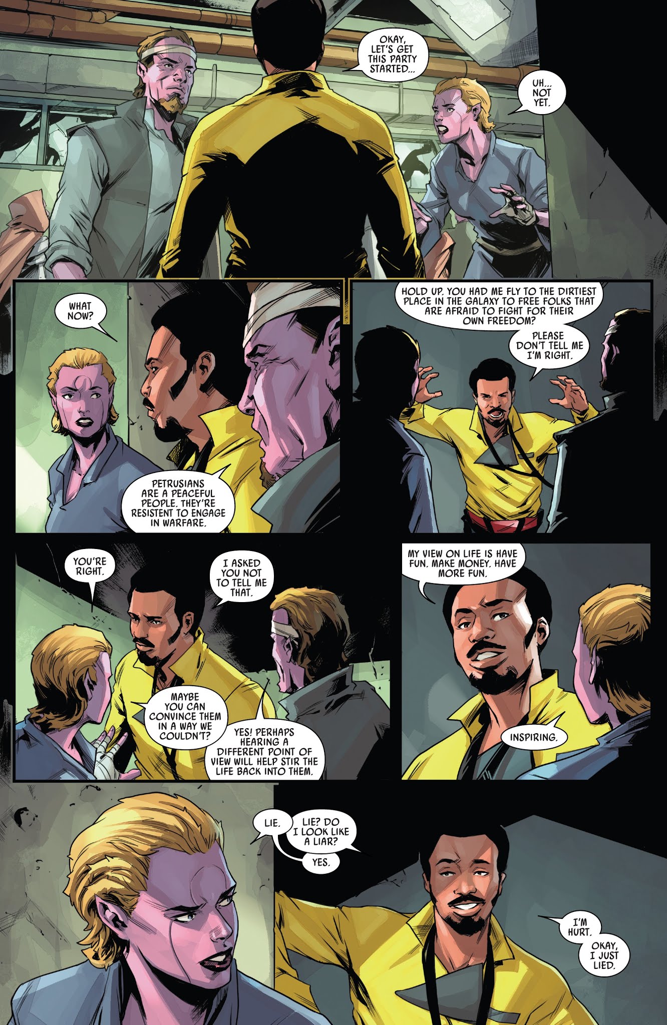 Read online Star Wars: Lando: Double Or Nothing comic -  Issue #4 - 13