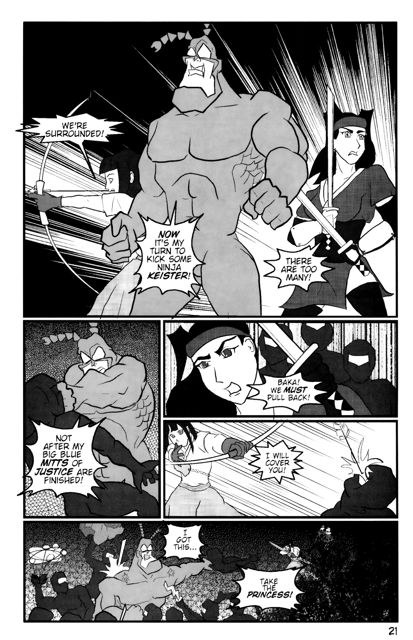 Read online The Mangalicious Tick: Rise of the Setting Sun comic -  Issue #2 - 23