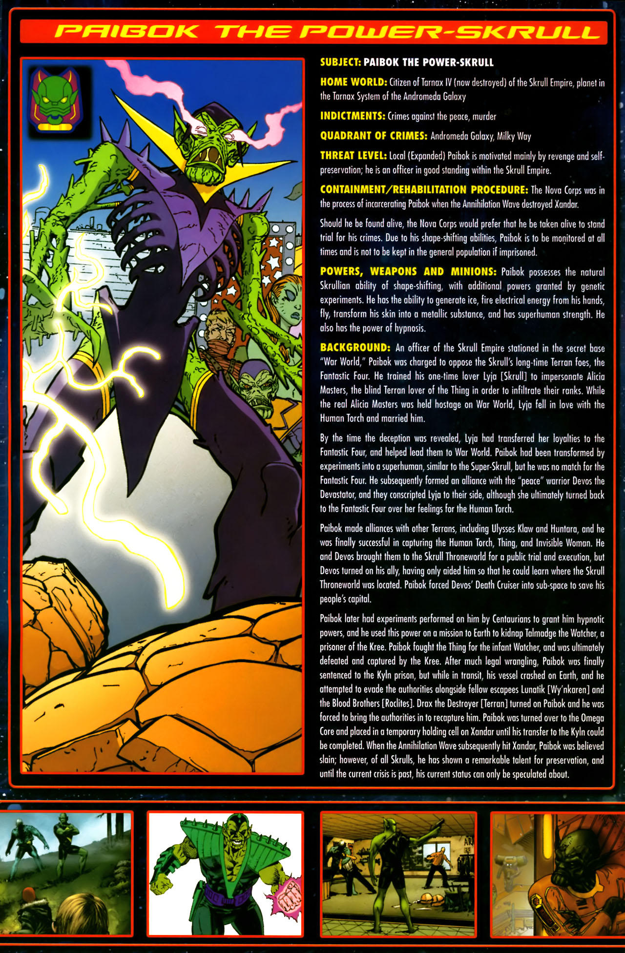 Read online Annihilation:  The  Nova Corps Files comic -  Issue #Annihilation:  The  Nova Corps Files Full - 26