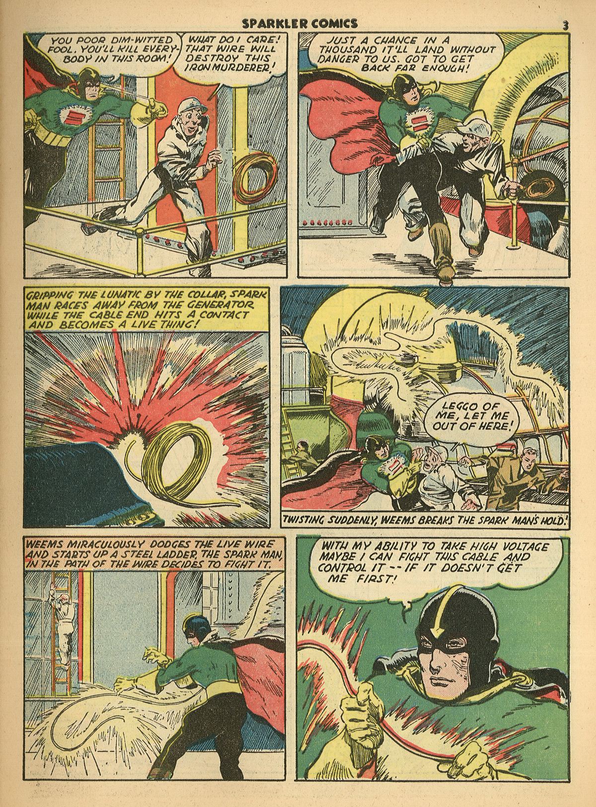Read online Sparkler Comics comic -  Issue #9 - 5