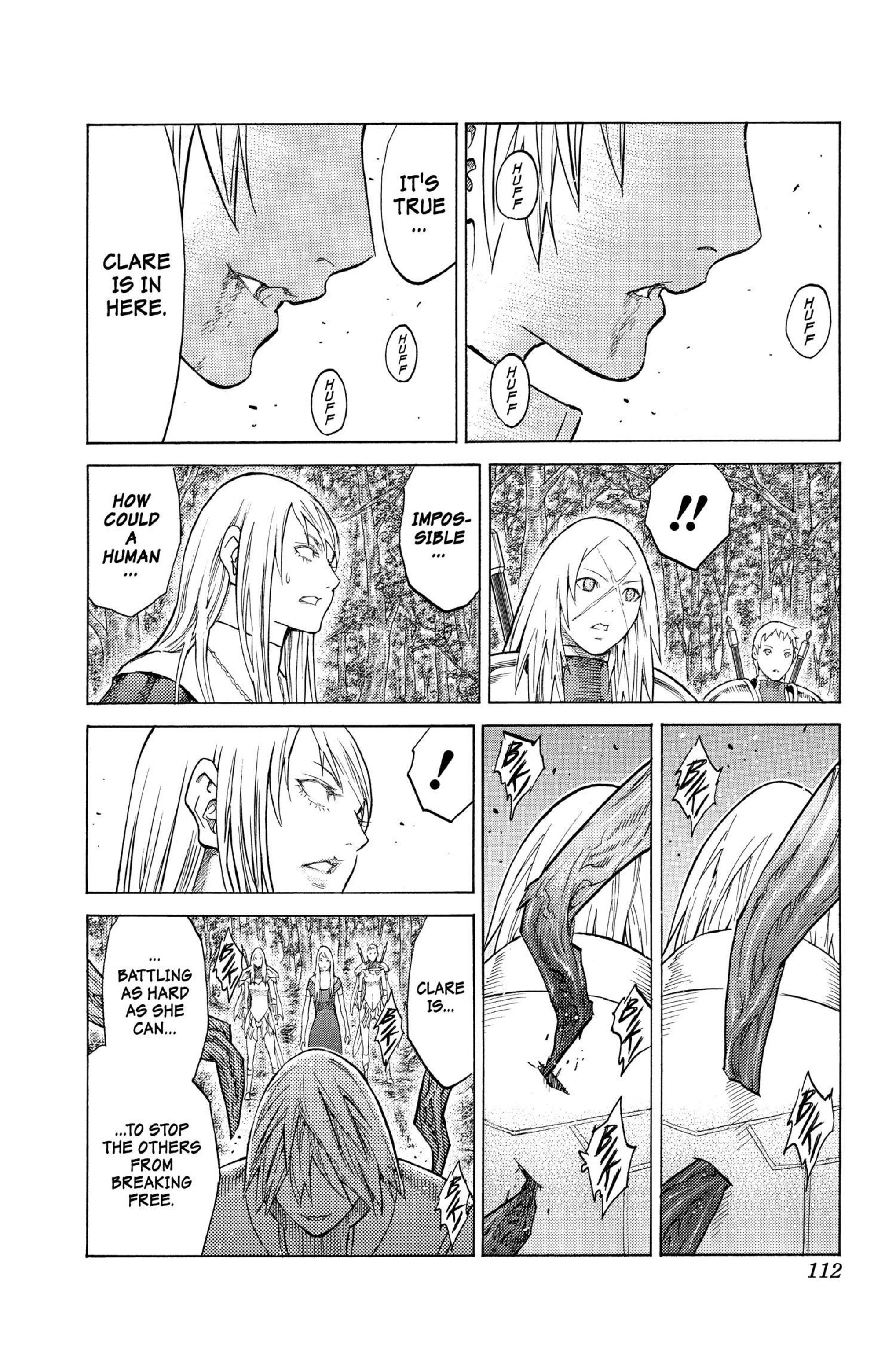 Read online Claymore comic -  Issue #23 - 103