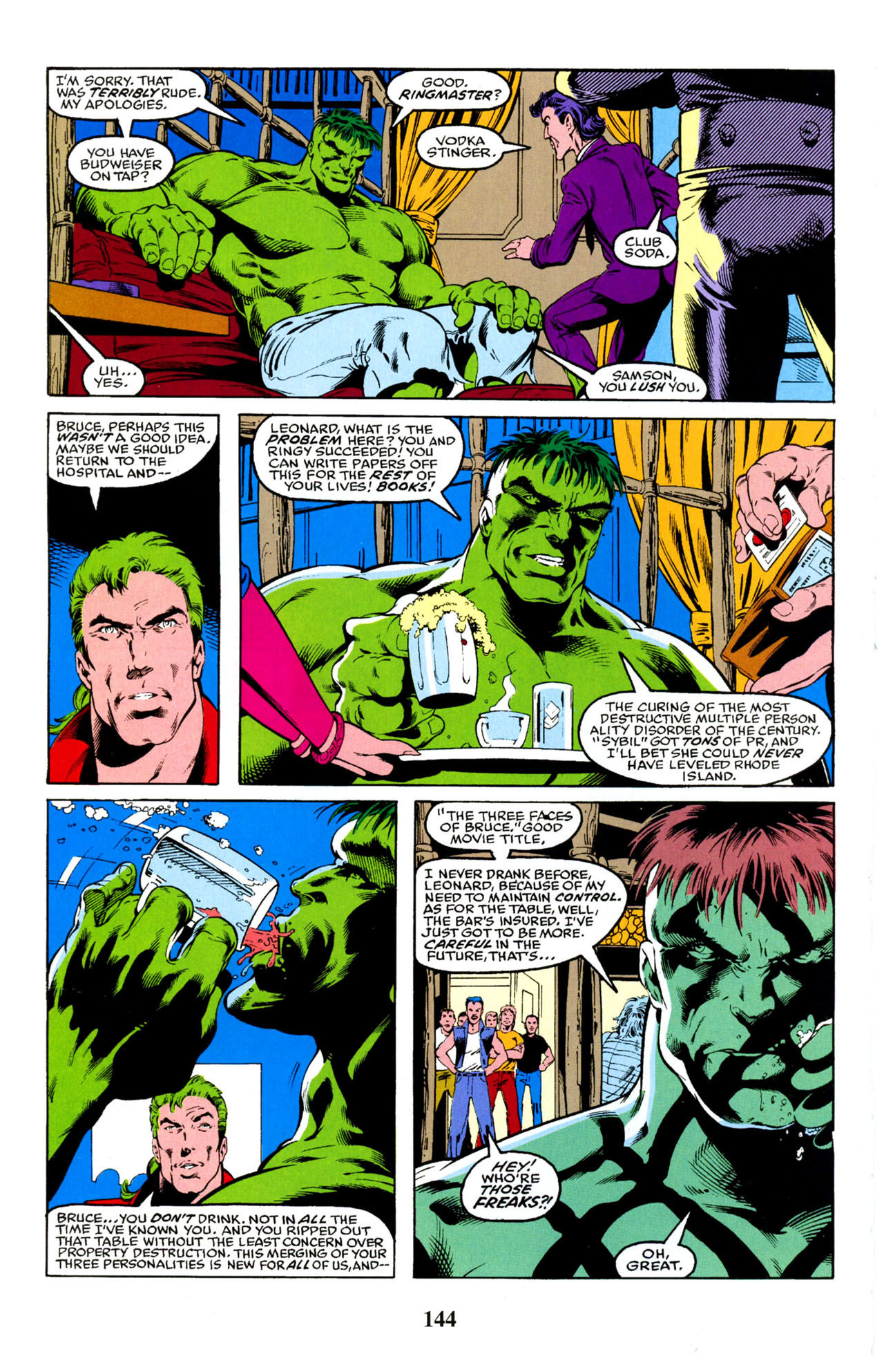 Read online Hulk Visionaries: Peter David comic -  Issue # TPB 6 - 145