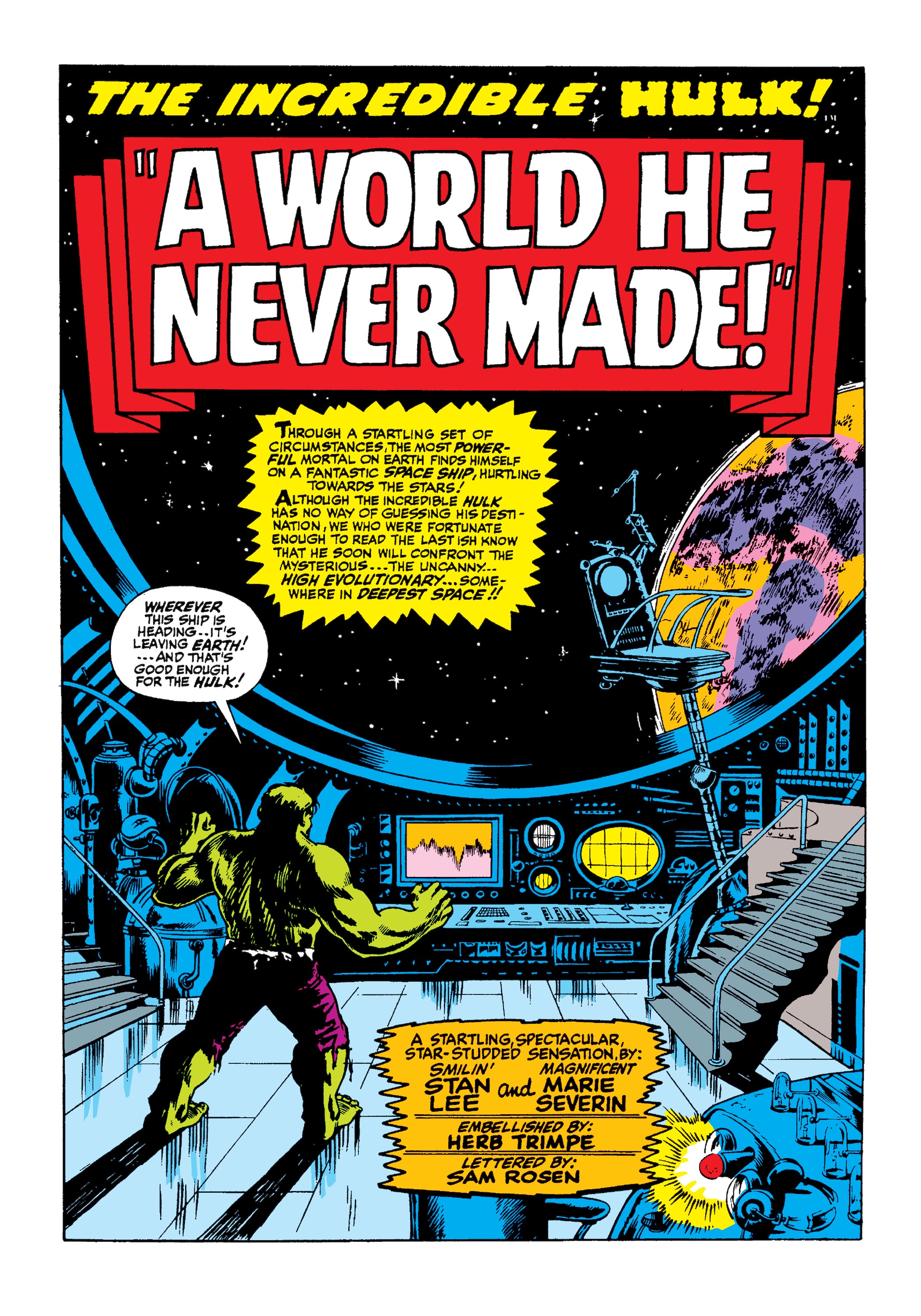 Read online Marvel Masterworks: The Incredible Hulk comic -  Issue # TPB 3 (Part 2) - 73