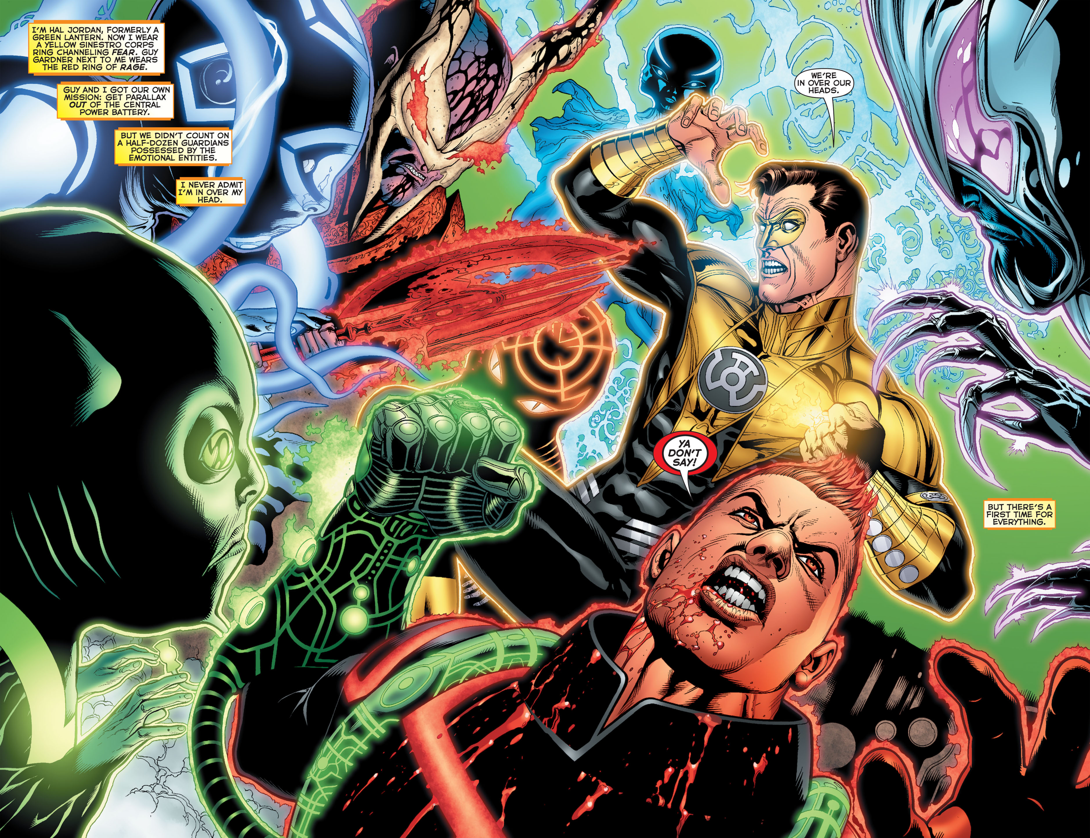 Read online Green Lantern: War of the Green Lanterns (2011) comic -  Issue # TPB - 153