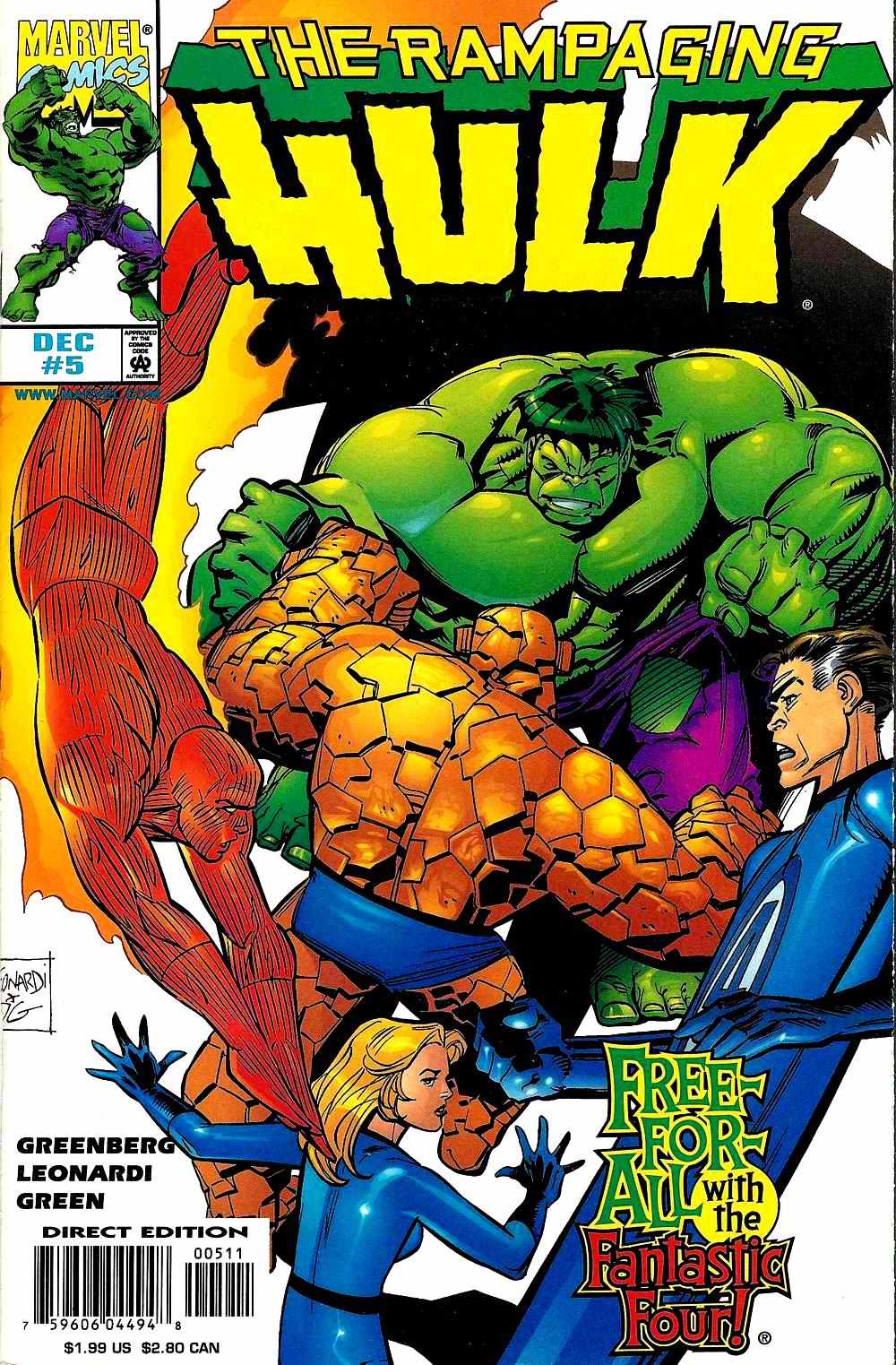 Read online The Rampaging Hulk (1998) comic -  Issue #5 - 1