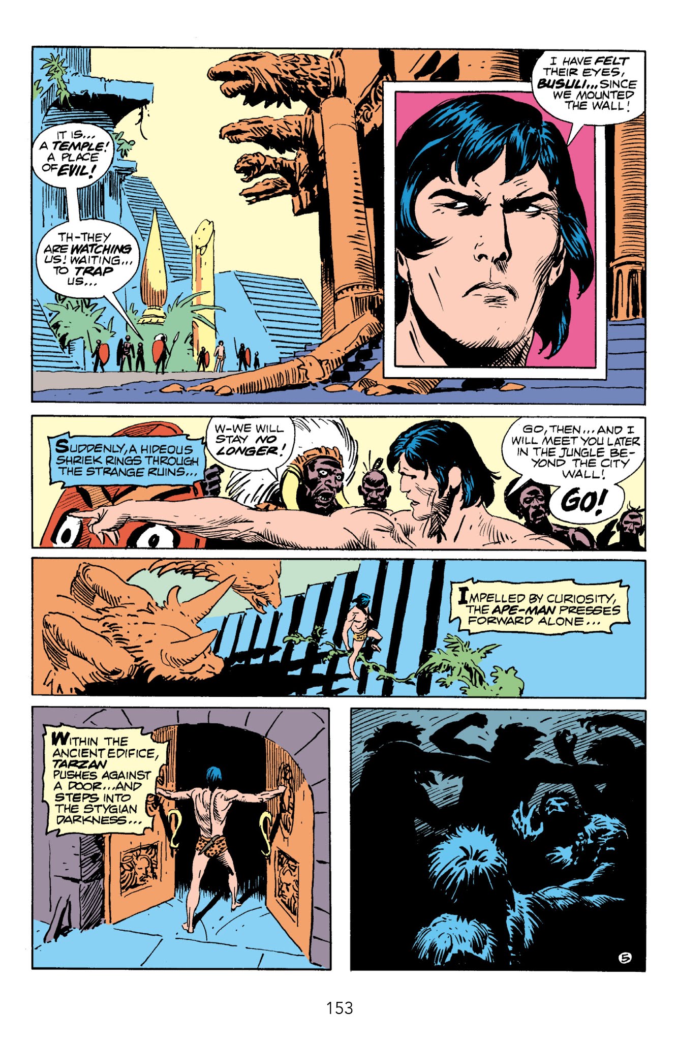 Read online Edgar Rice Burroughs' Tarzan The Joe Kubert Years comic -  Issue # TPB 2 (Part 2) - 48