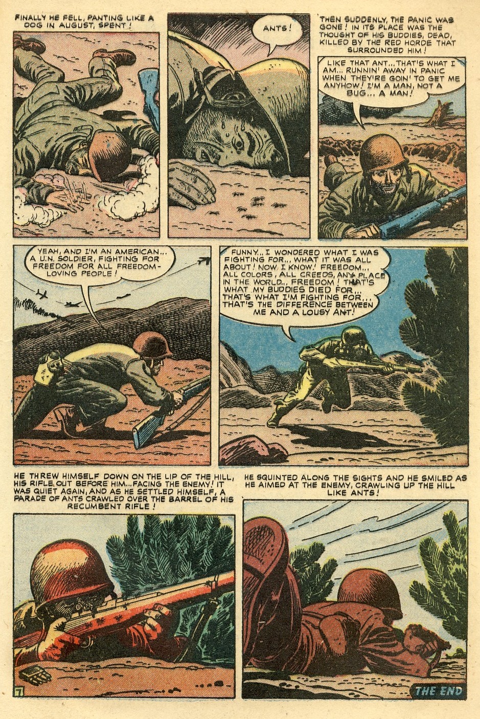 Read online War Comics comic -  Issue #8 - 9