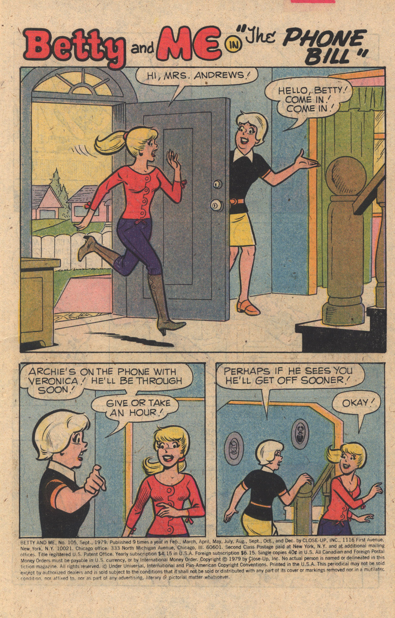 Read online Betty and Me comic -  Issue #105 - 3