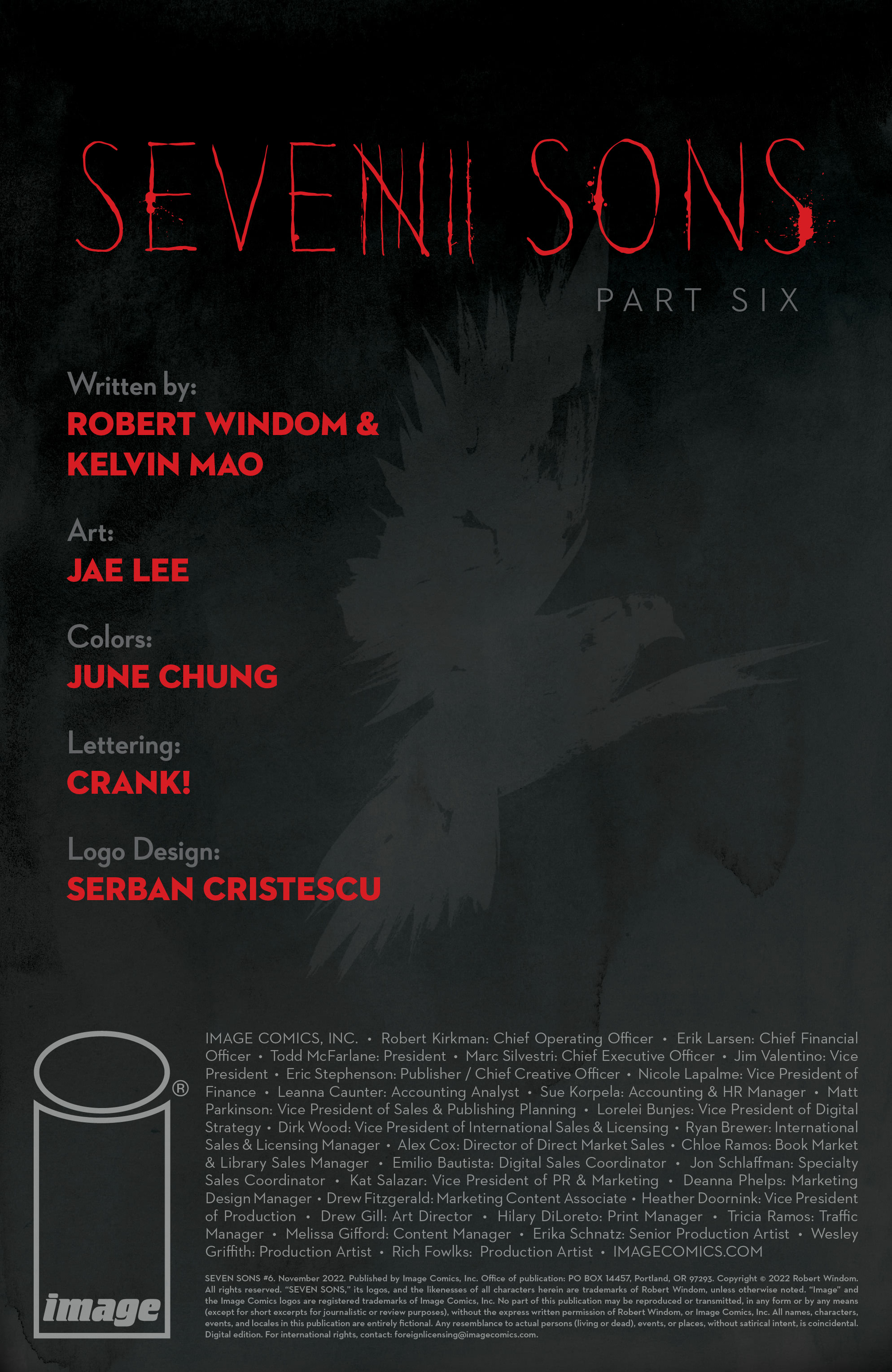 Read online Seven Sons comic -  Issue #6 - 2
