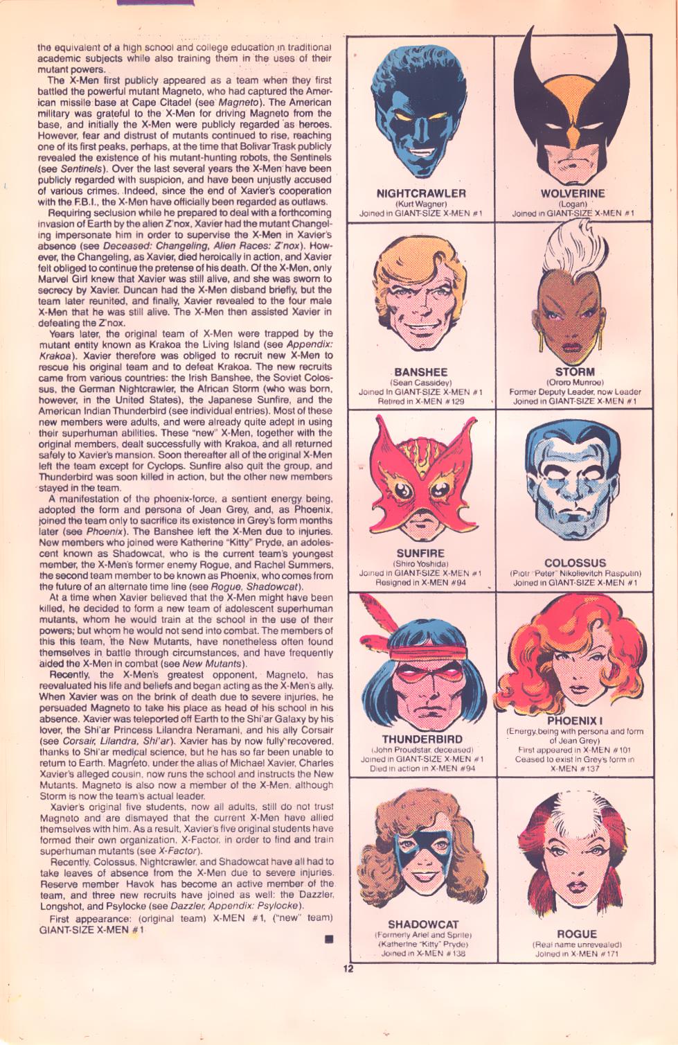 Read online The Official Handbook of the Marvel Universe Deluxe Edition comic -  Issue #15 - 14