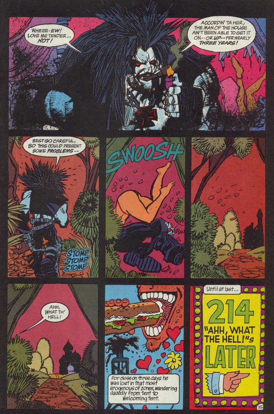 Read online Lobo: Blazing Chain of Love comic -  Issue # Full - 15