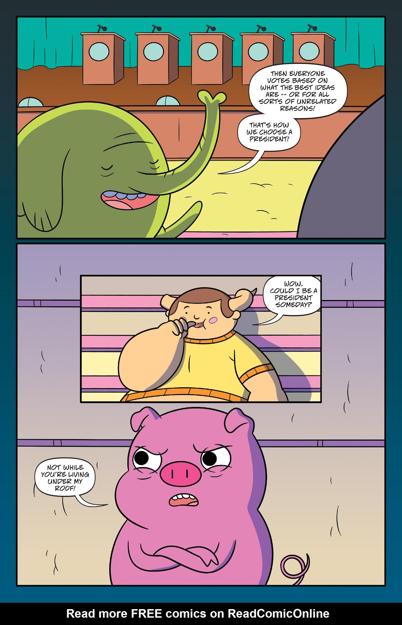 Read online Adventure Time: President Bubblegum comic -  Issue # TPB - 29