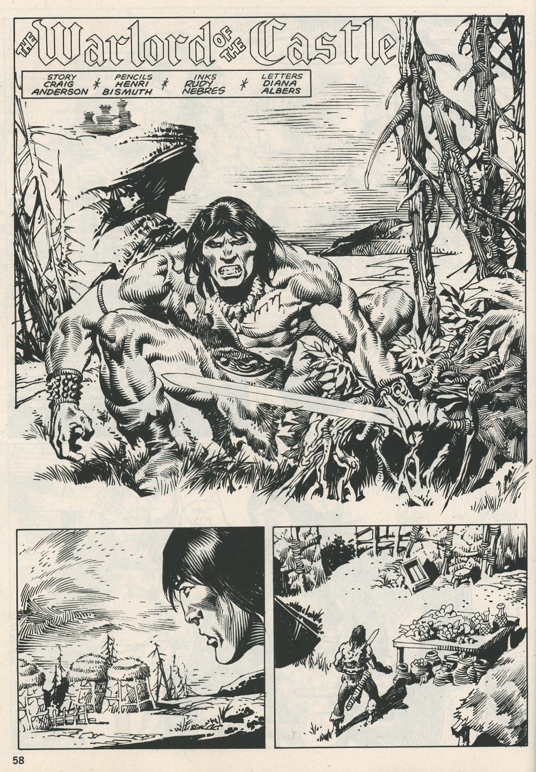 Read online The Savage Sword Of Conan comic -  Issue #115 - 58