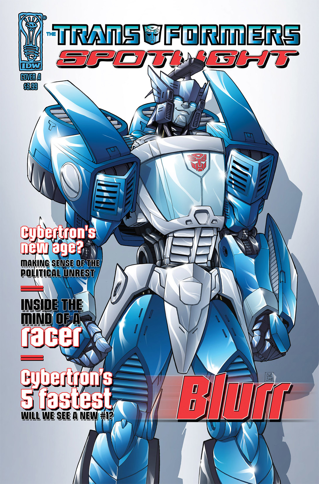 Read online Transformers Spotlight: Blurr comic -  Issue # Full - 1