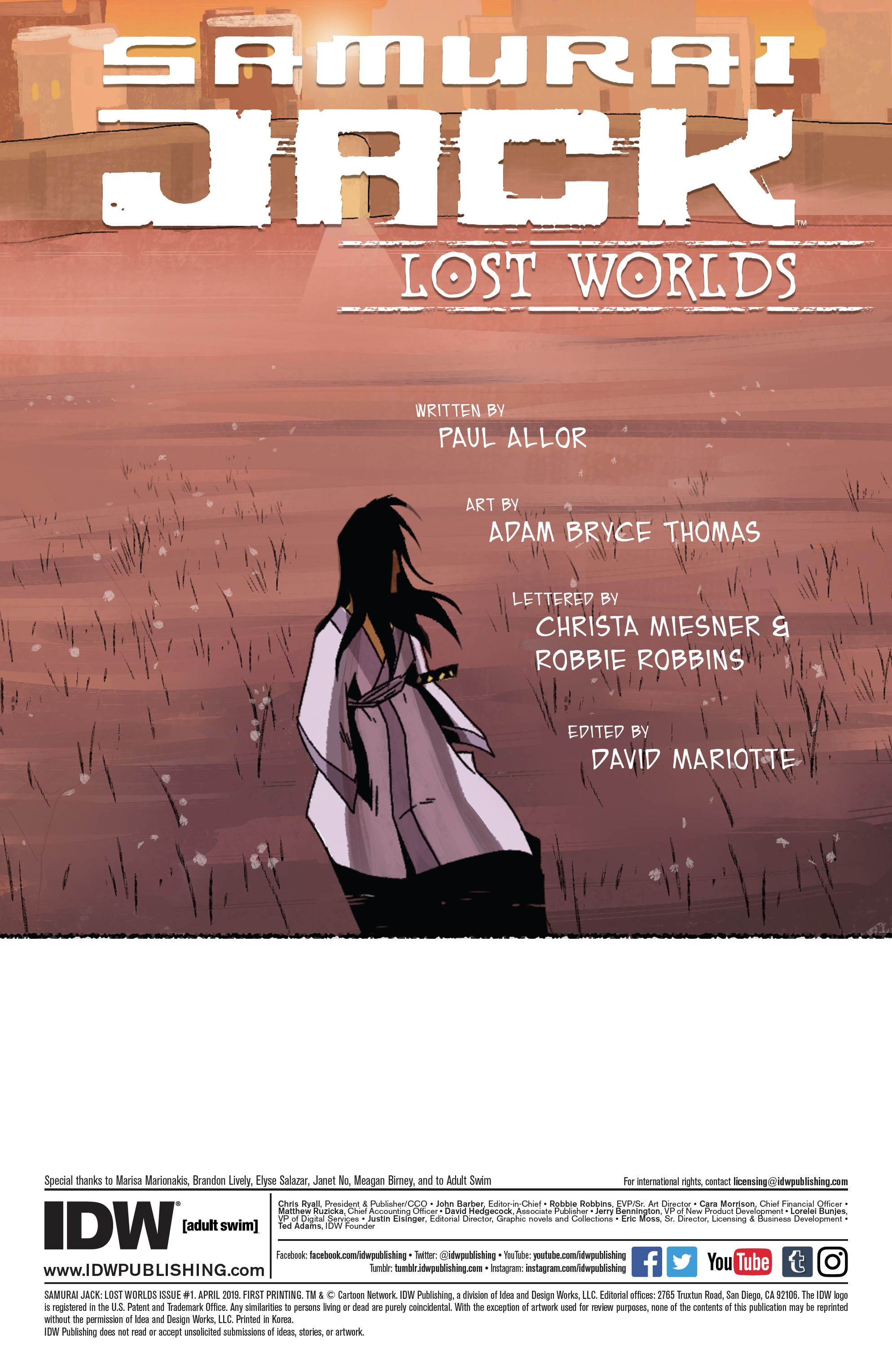 Read online Samurai Jack: Lost Worlds comic -  Issue #1 - 2