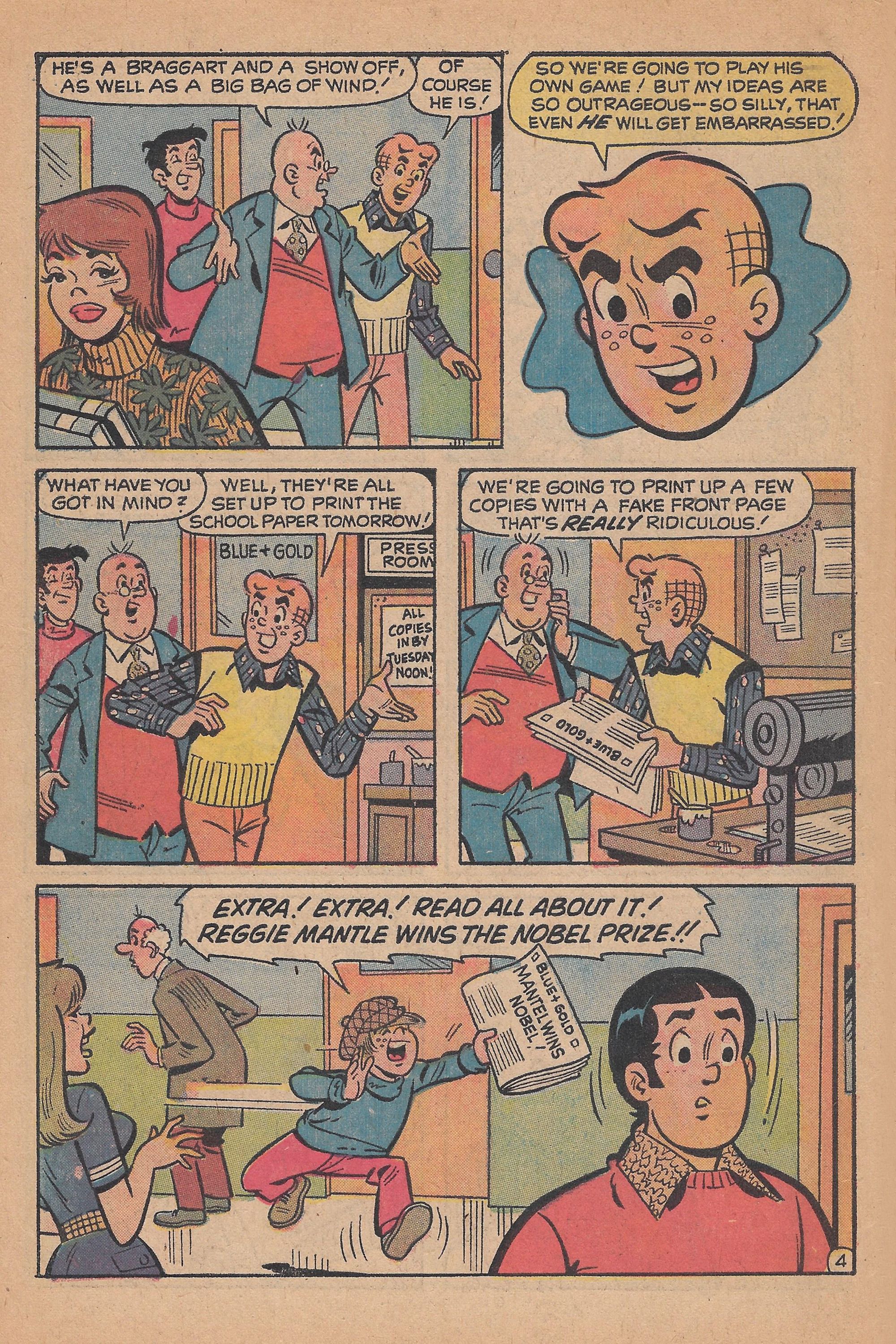 Read online Reggie and Me (1966) comic -  Issue #63 - 6