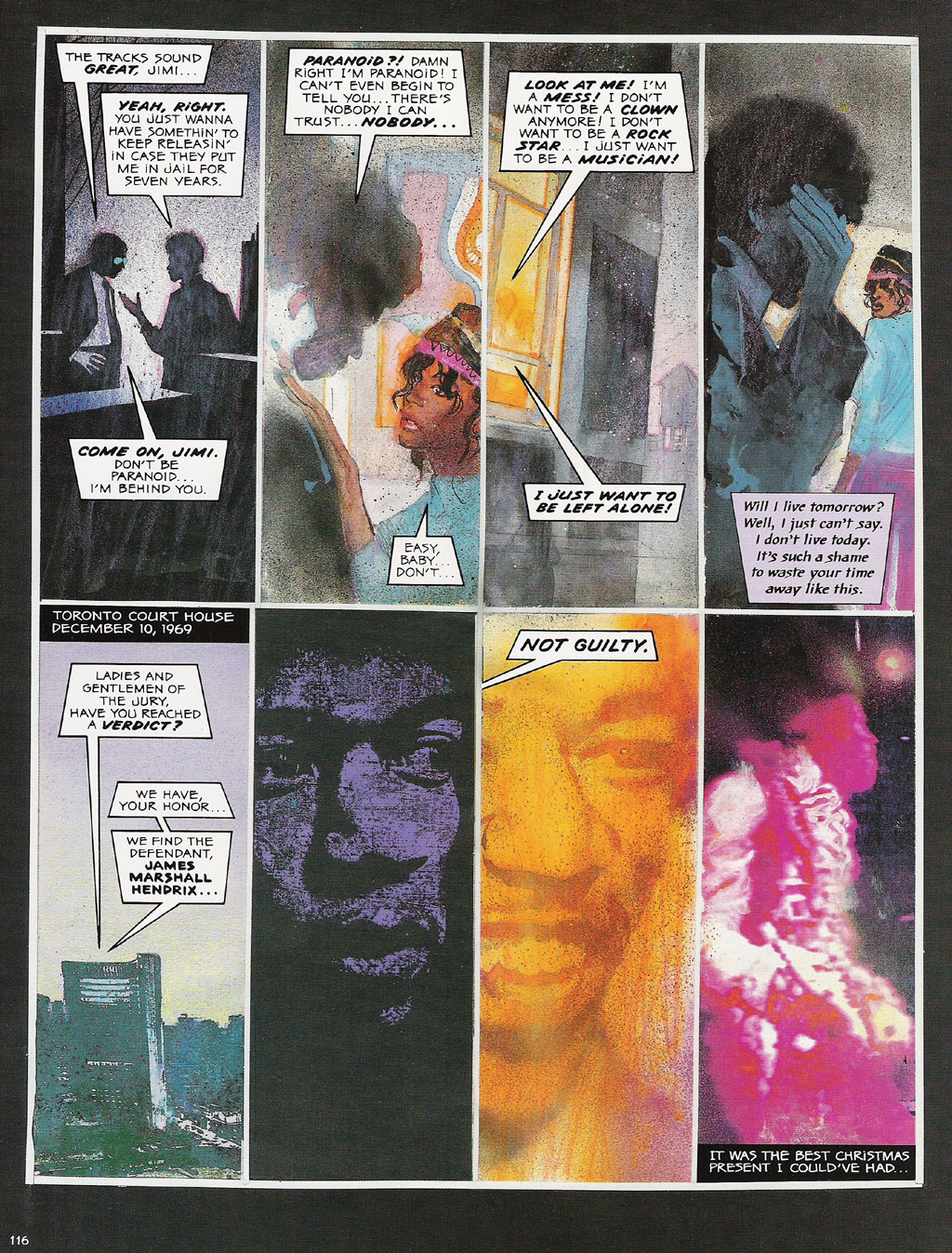 Voodoo Child - The Illustrated Legend of Jimi Hendrix issue TPB - Page 119