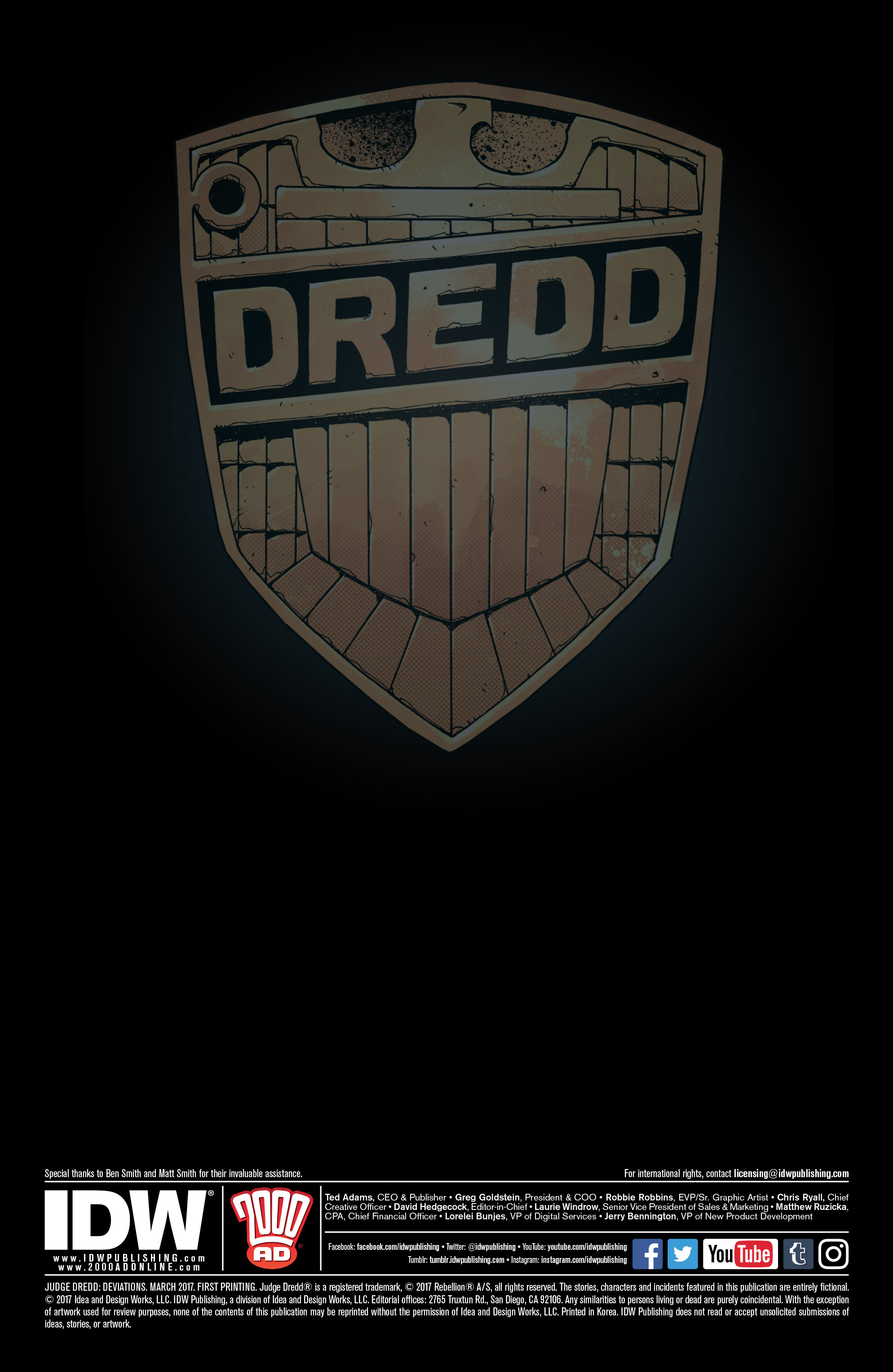 Read online Judge Dredd: Deviations comic -  Issue # Full - 2