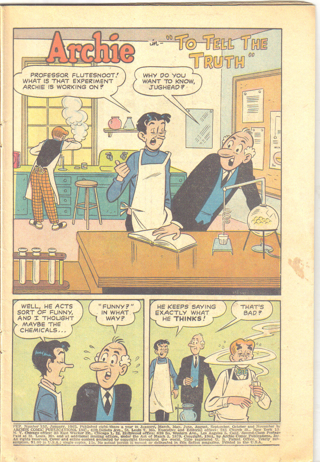 Read online Pep Comics comic -  Issue #152 - 3