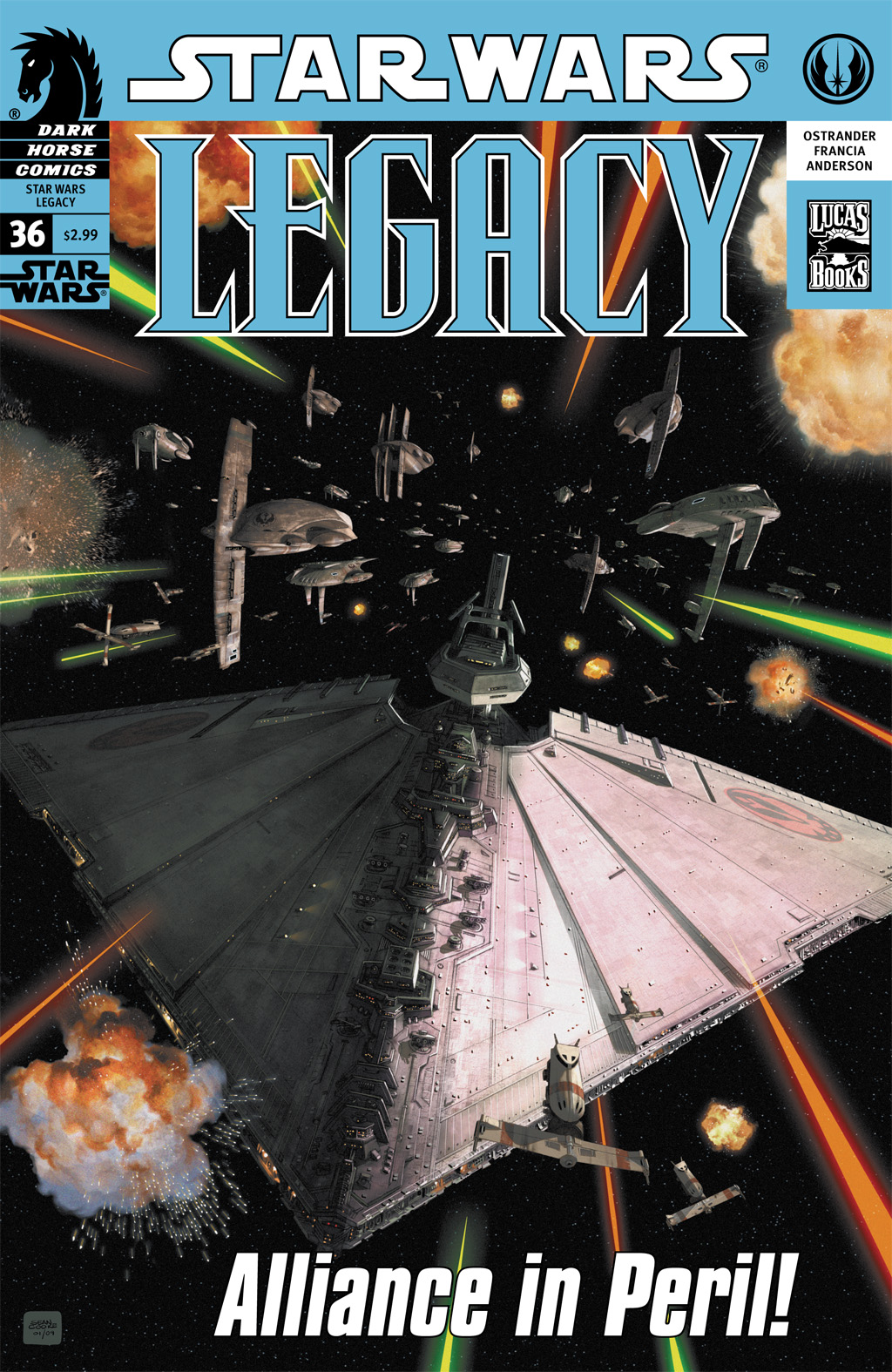 Read online Star Wars: Legacy (2006) comic -  Issue #36 - 1