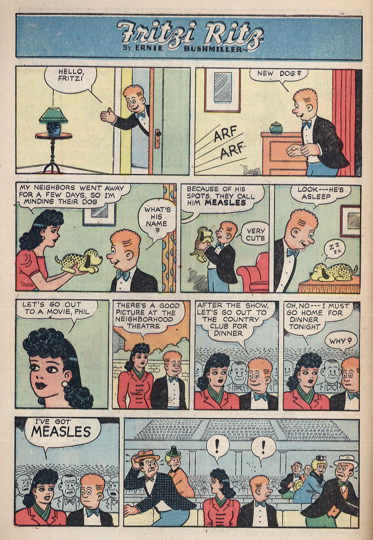 Read online Fritzi Ritz (1953) comic -  Issue #5 - 4