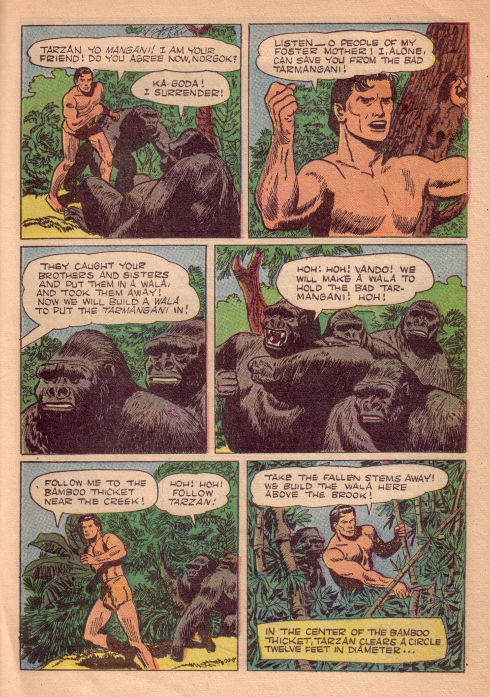 Read online Tarzan (1948) comic -  Issue #55 - 33