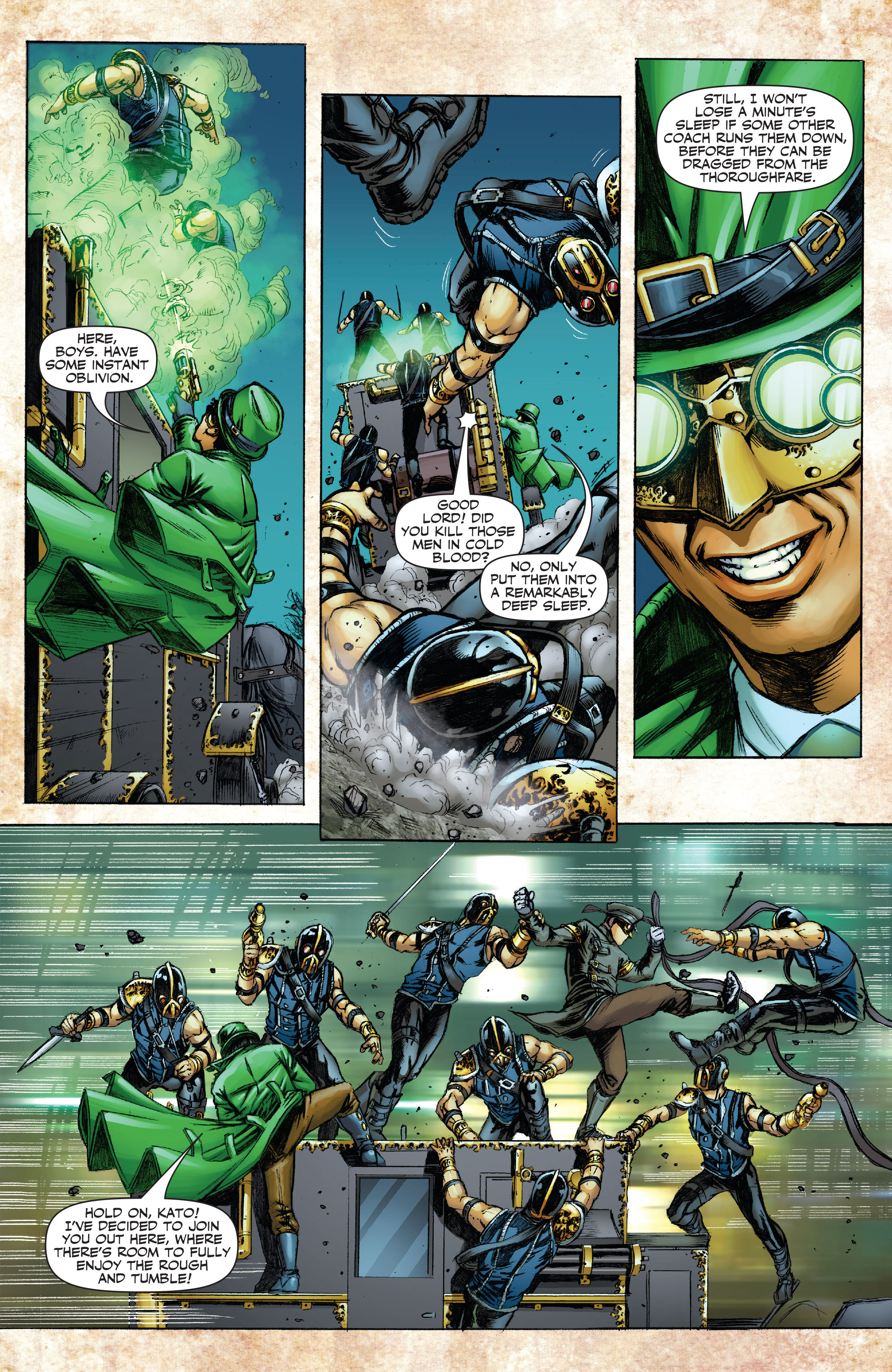 Read online Legenderry: A Steampunk Adventure comic -  Issue #2 - 11