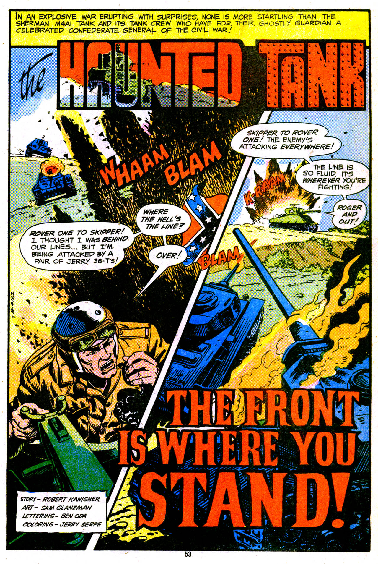 Read online G.I. Combat (1952) comic -  Issue #216 - 53