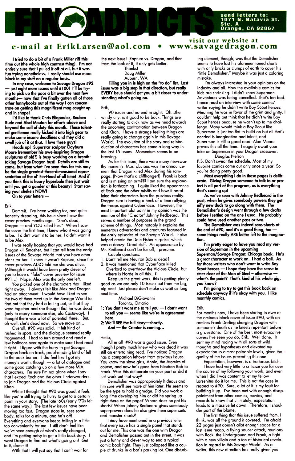 Read online The Savage Dragon (1993) comic -  Issue #92 - 24