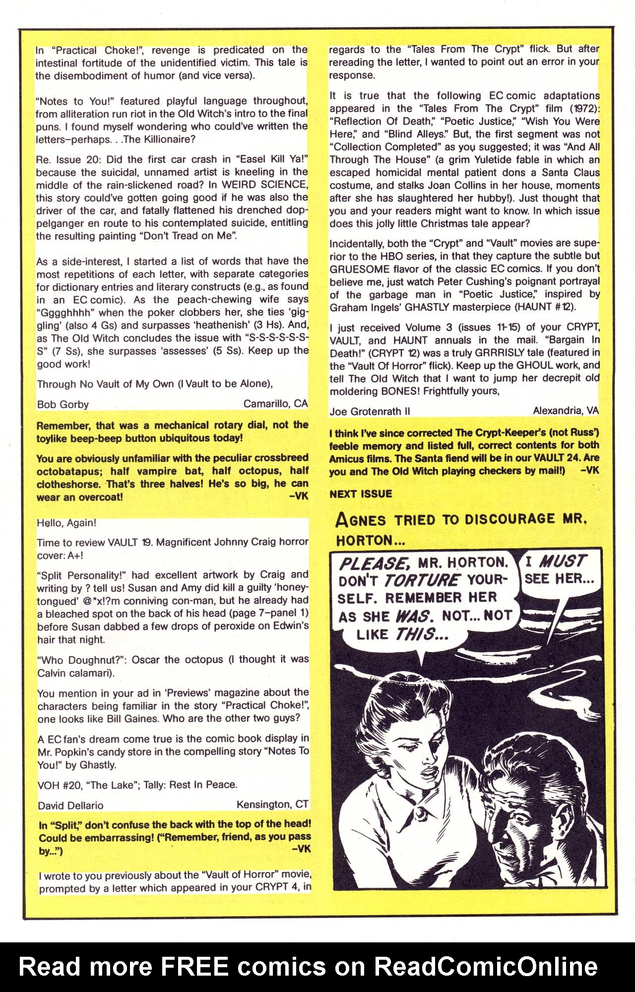 Read online The Vault of Horror (1950) comic -  Issue #32 - 19