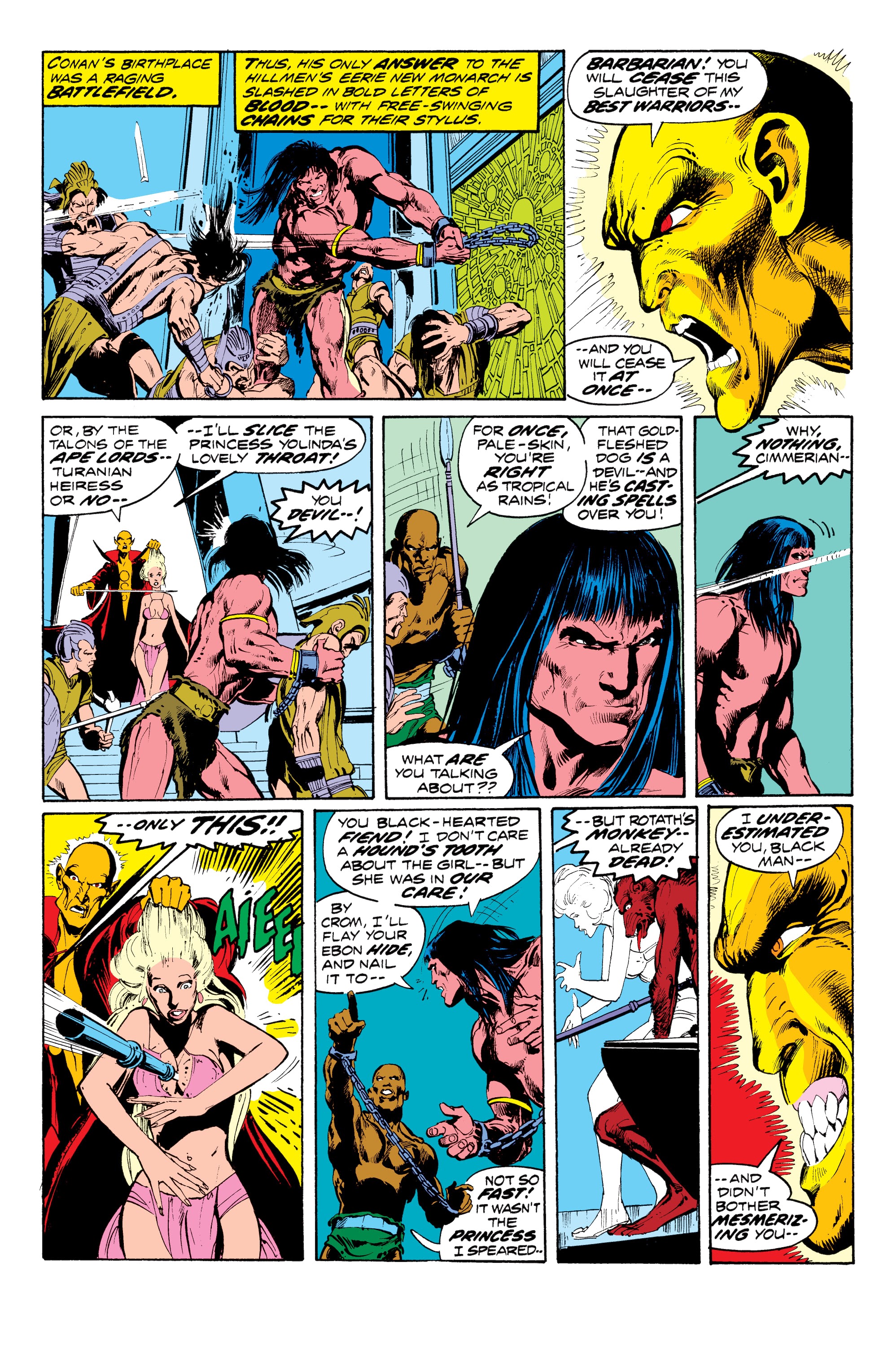 Read online Conan The Barbarian Epic Collection: The Original Marvel Years - The Curse Of The Golden Skull comic -  Issue # TPB (Part 3) - 19