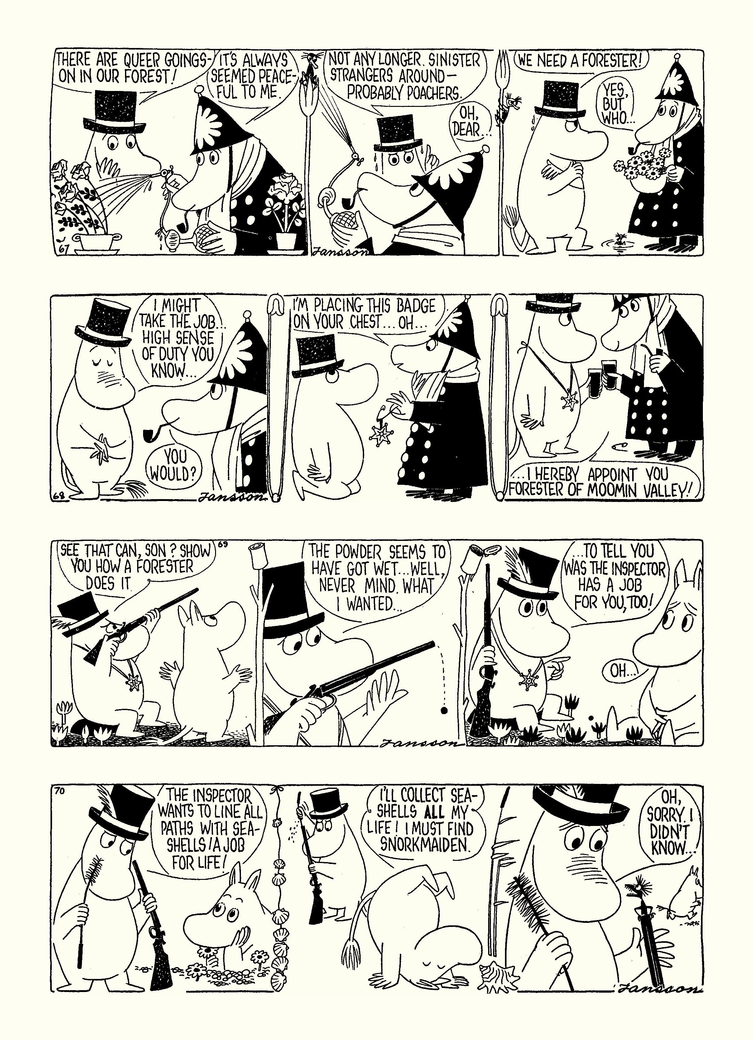 Read online Moomin: The Complete Tove Jansson Comic Strip comic -  Issue # TPB 4 - 54