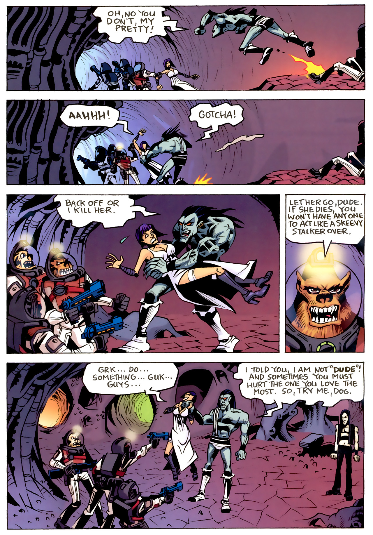 Read online Werewolves on the Moon: Versus Vampires comic -  Issue #3 - 19