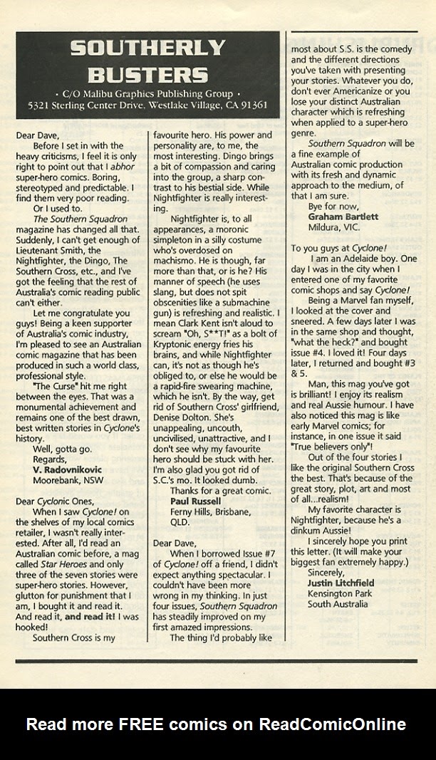 Read online Southern Squadron comic -  Issue #4 - 34