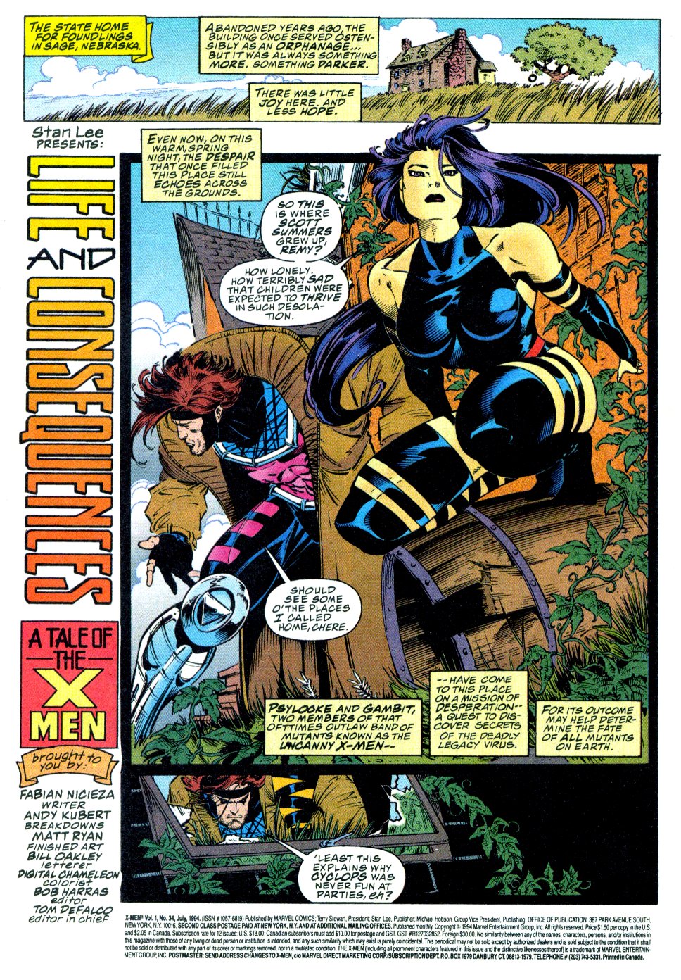Read online X-Men (1991) comic -  Issue #34 - 2